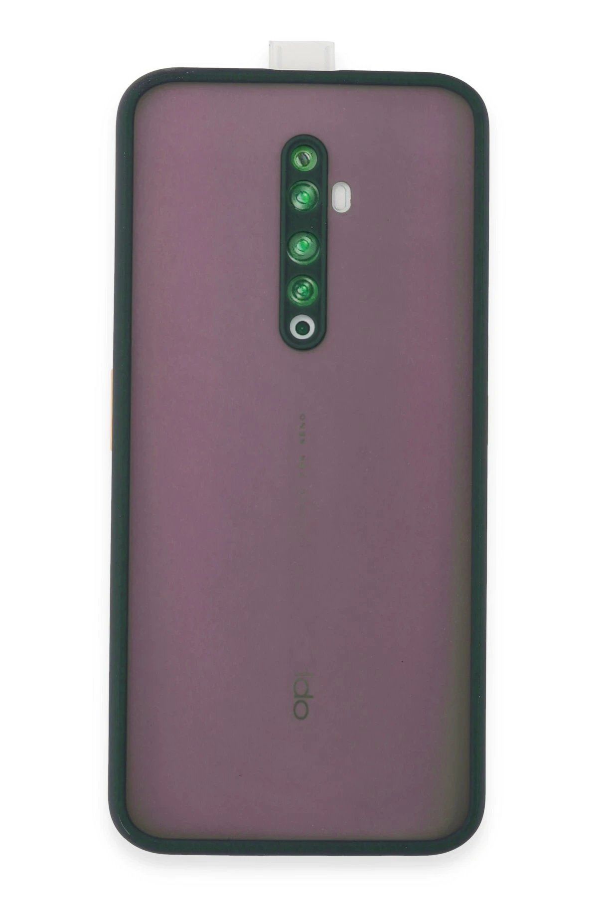 CepteToptan Newface Oppo Reno 2Z Kılıf Montreal Silikon Kapak - Yeşil