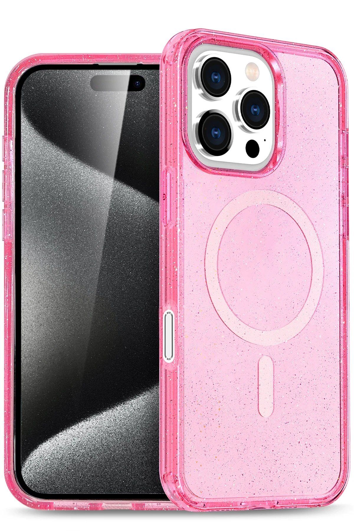 CepteToptan Joko Apple iPhone 16 Pro Star Magsafe Kapak - Pembe