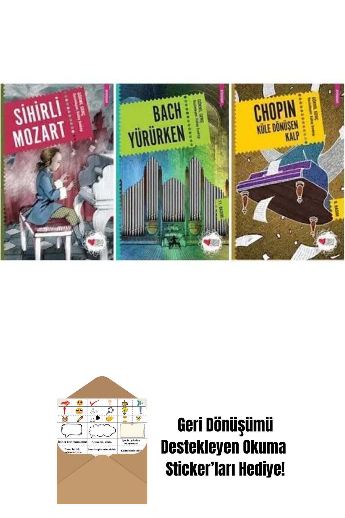 Can Yayınları Göknil Özkök Sanat Serisi 3 Kitap Set + Okuma Sticker'ları