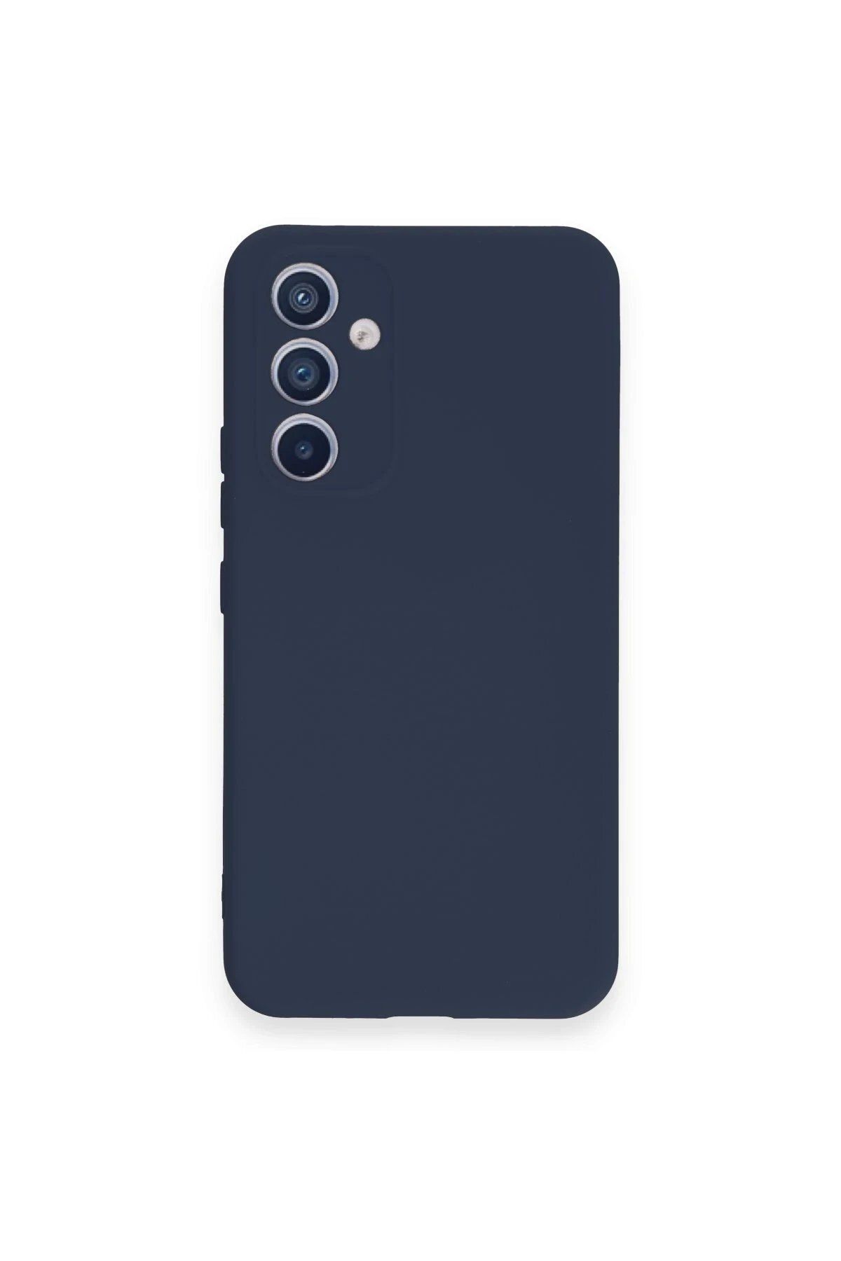 CepteToptan Newface Samsung Galaxy A34 5G Kılıf Nano içi Kadife Silikon - Lacivert