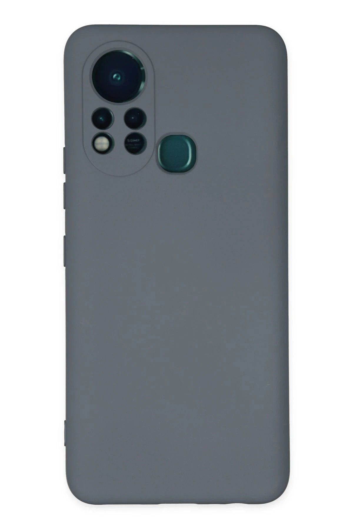 CepteToptan Newface İnfinix Hot 11s Kılıf Nano içi Kadife Silikon - Gri