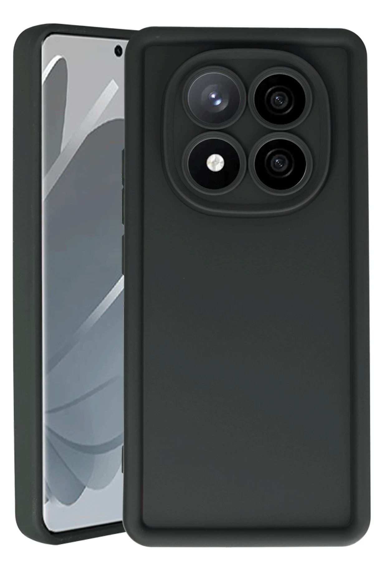 Toptan Bulurum Newface Xiaomi Redmi Note 14 Pro 5G Kılıf Viera Silikon - Siyah