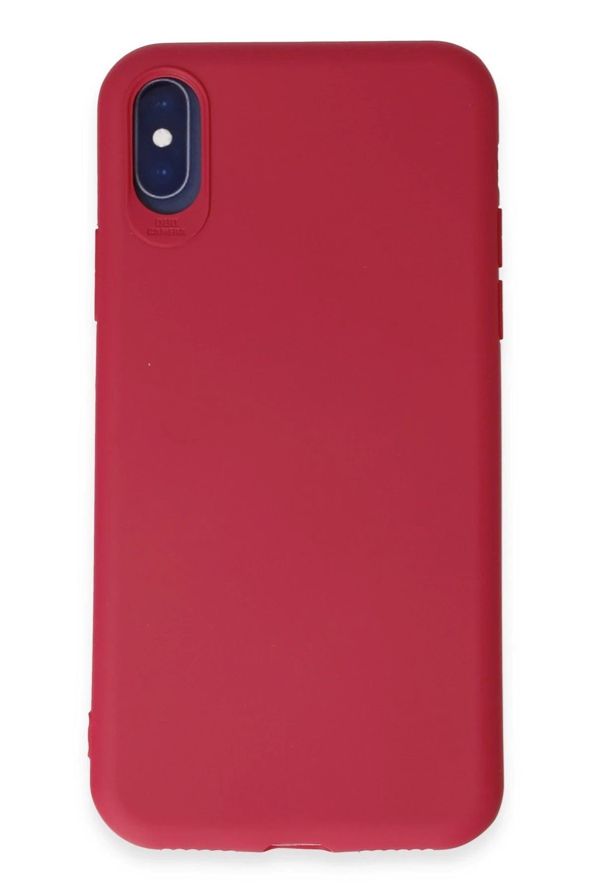 CepteToptan Newface iPhone X Kılıf First Silikon - Fuşya