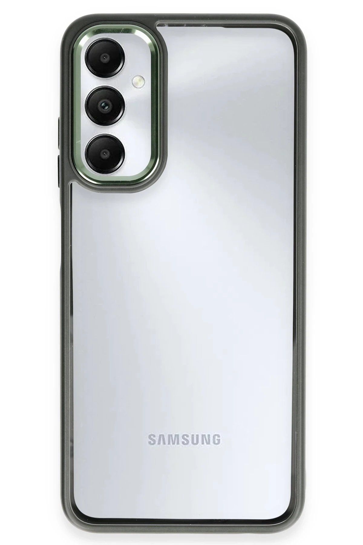 CepteToptan Newface Samsung Galaxy A05S Kılıf Power Silikon - Koyu Yeşil