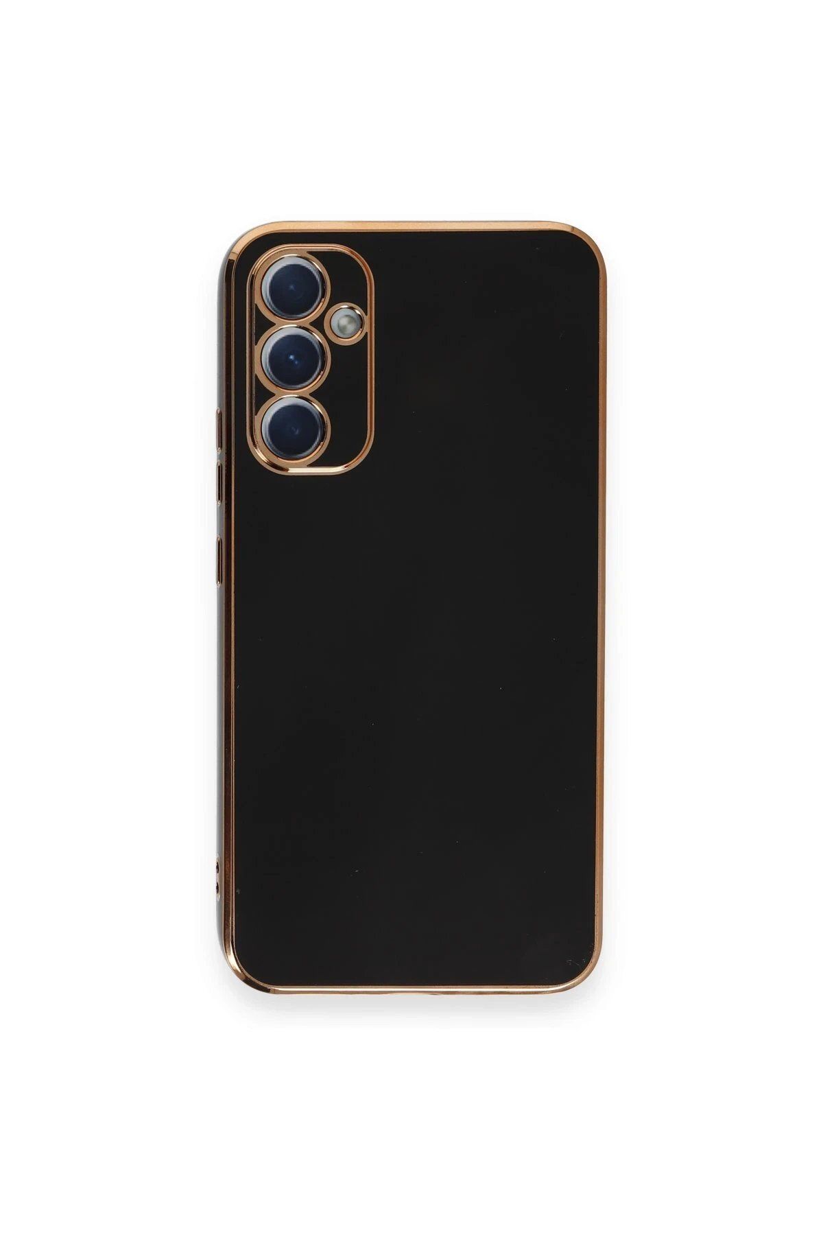 CepteToptan Newface Samsung Galaxy A34 5G Kılıf Volet Silikon - Siyah