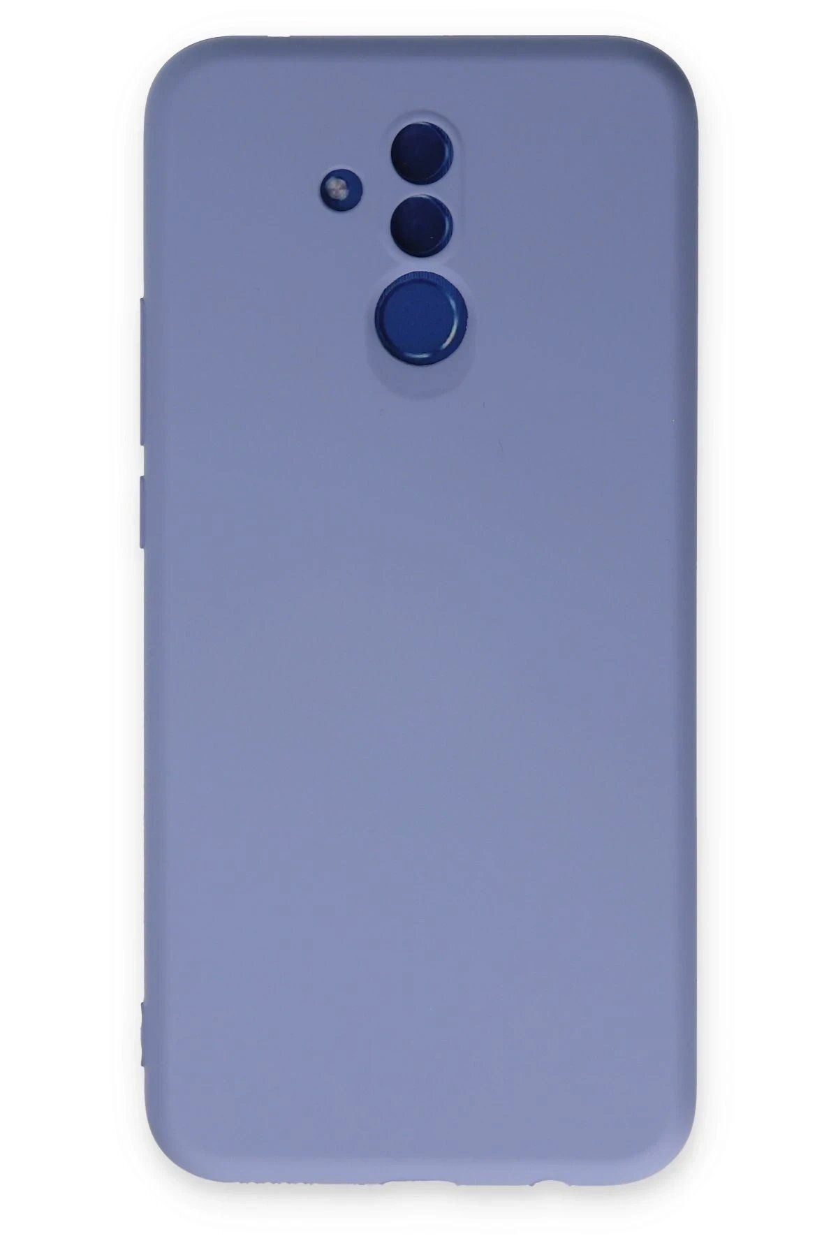 CepteToptan Newface Huawei Mate 20 Lite Kılıf Nano içi Kadife Silikon - Lila