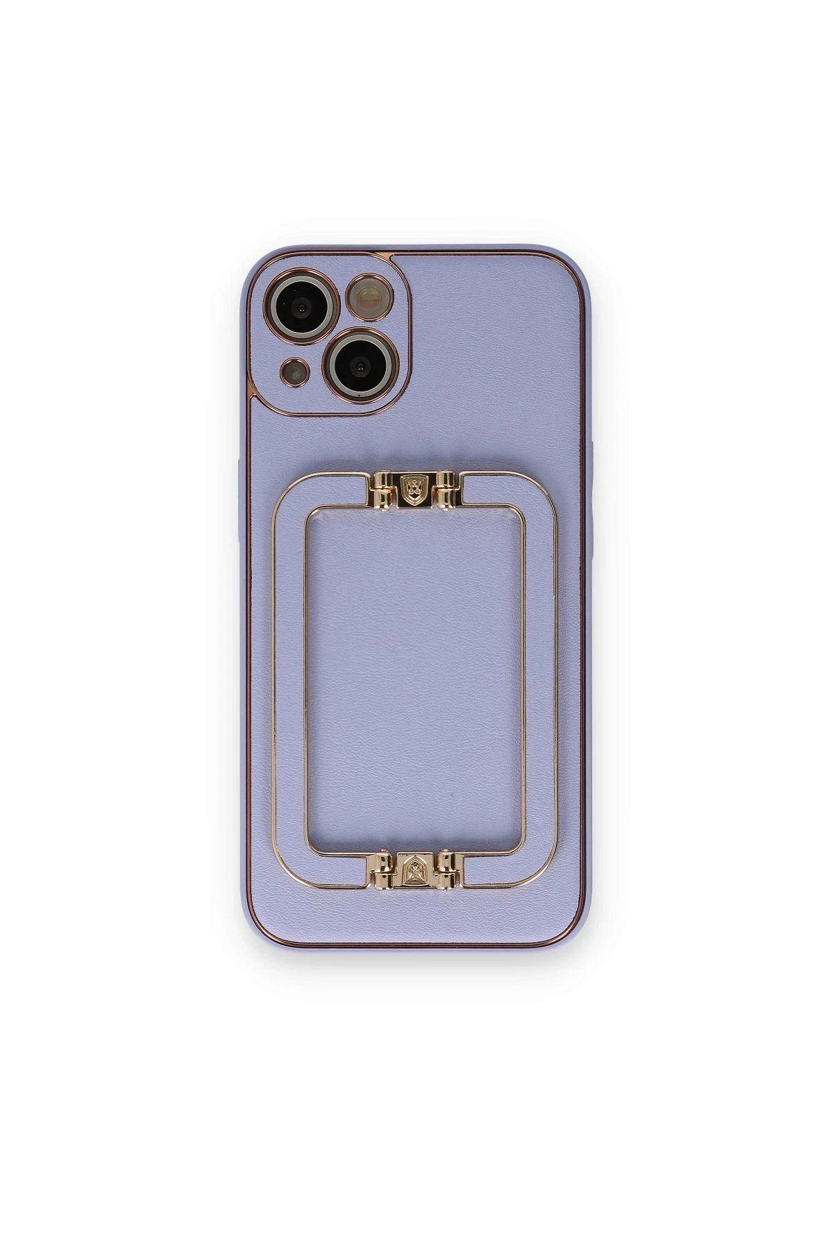 CepteToptan Newface iPhone 14 Kılıf Coco Elit Kapak - Lila