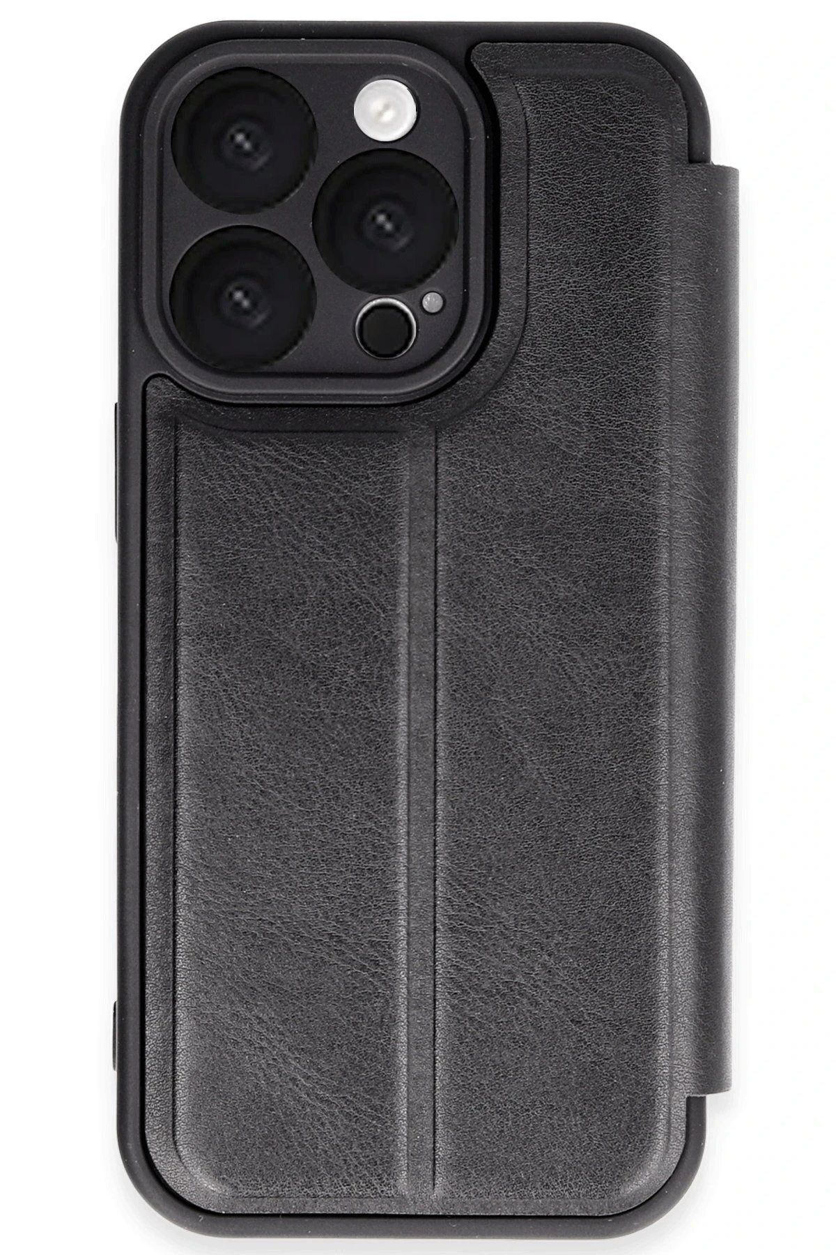 CepteToptan Newface iPhone 16 Pro Max Kılıf Flip Cover - Siyah