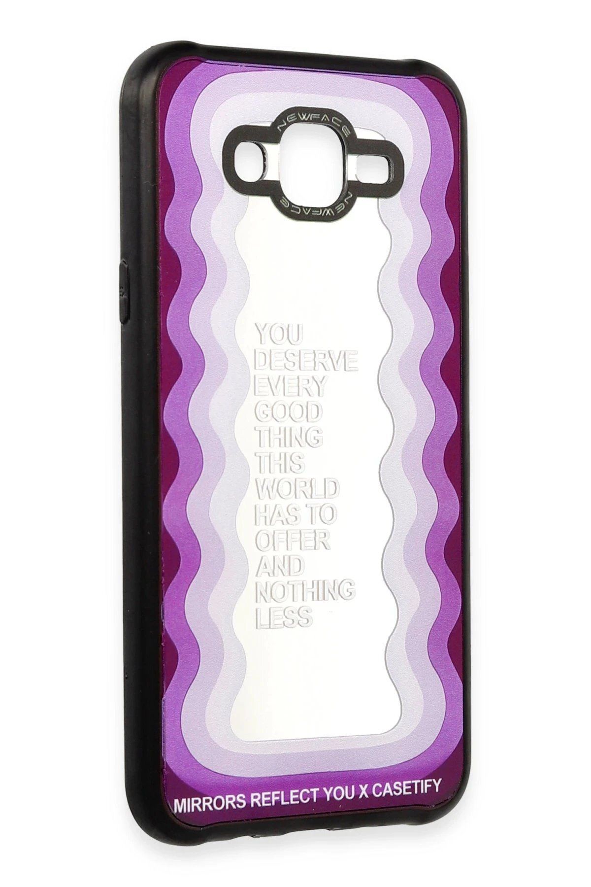 ENEFENDİ Newface Samsung Galaxy J7 Kılıf Mirror Desenli Kapak - Mirror - 5