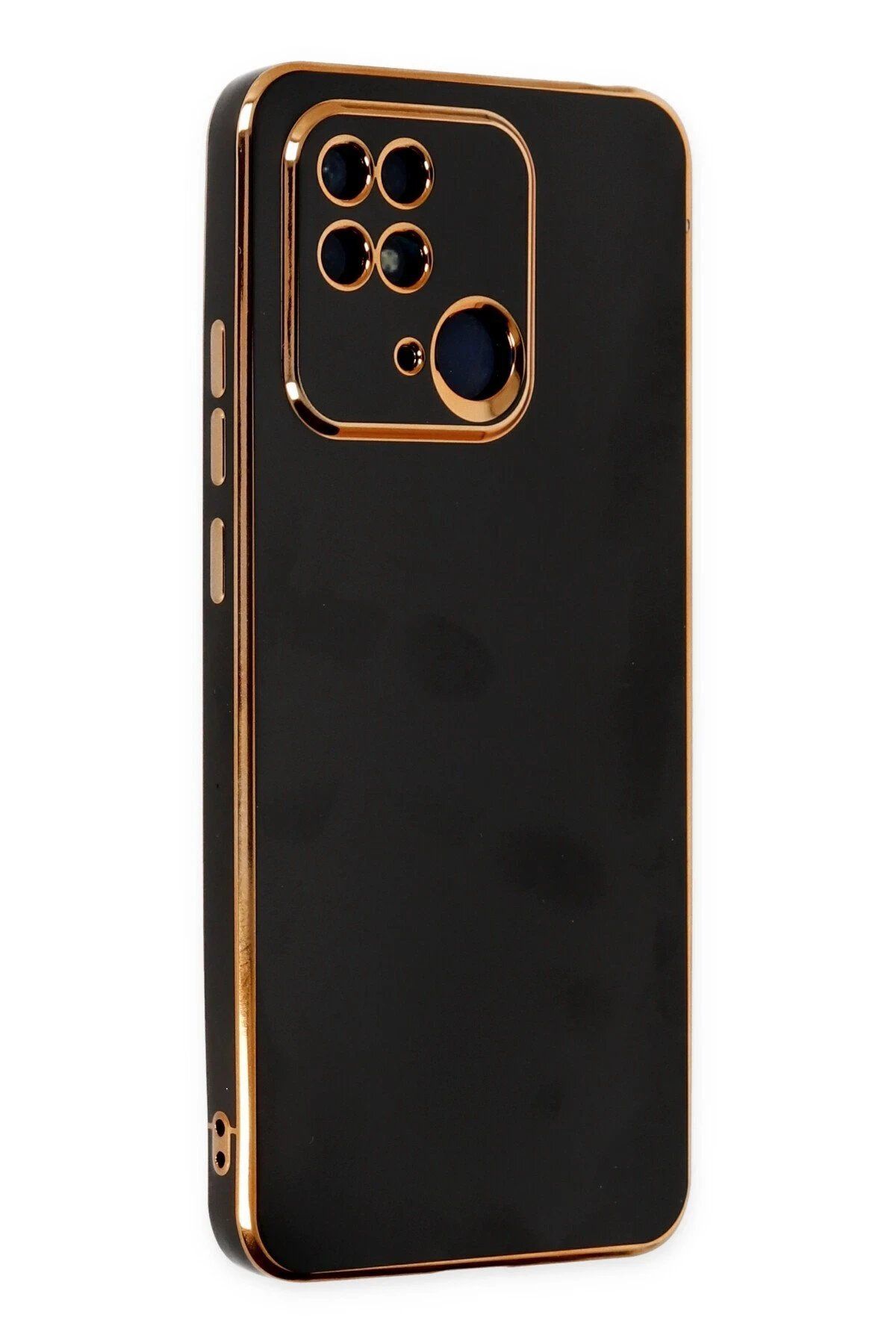 CepteToptan Newface Xiaomi Redmi 10C Kılıf Volet Silikon - Siyah