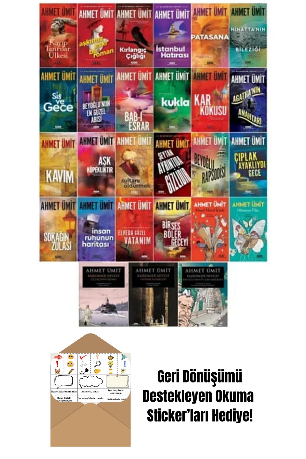 Yapı Kredi Yayınları Ahmet Ümit Tüm Kitapları 27 Kitap Set