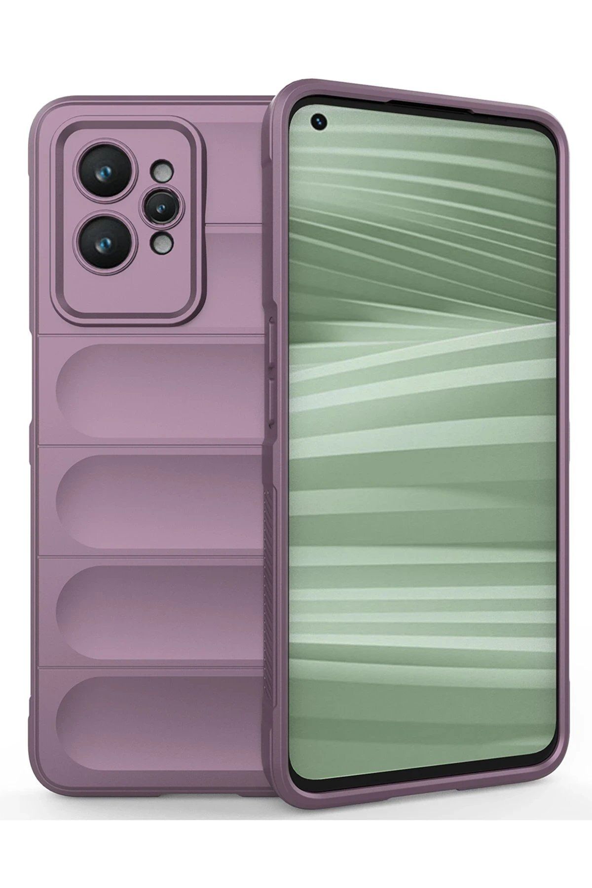 CepteToptan Newface Realme GT2 Pro 5G Kılıf Optimum Silikon - Mor