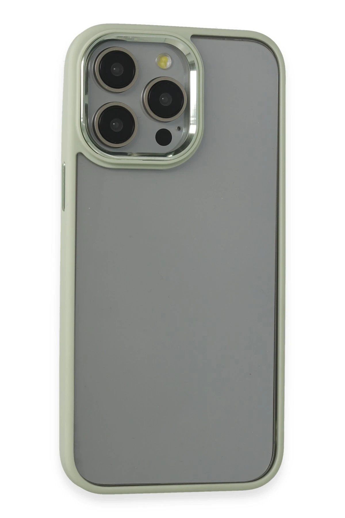 CepteToptan Newface iPhone 14 Pro Max Kılıf Power Silikon - Yeşil