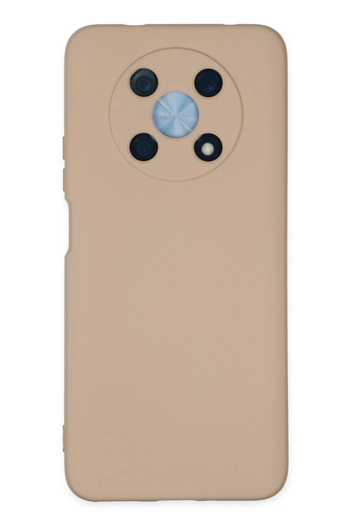 CepteToptan Newface Huawei Nova Y90 Kılıf Nano içi Kadife Silikon - Pudra