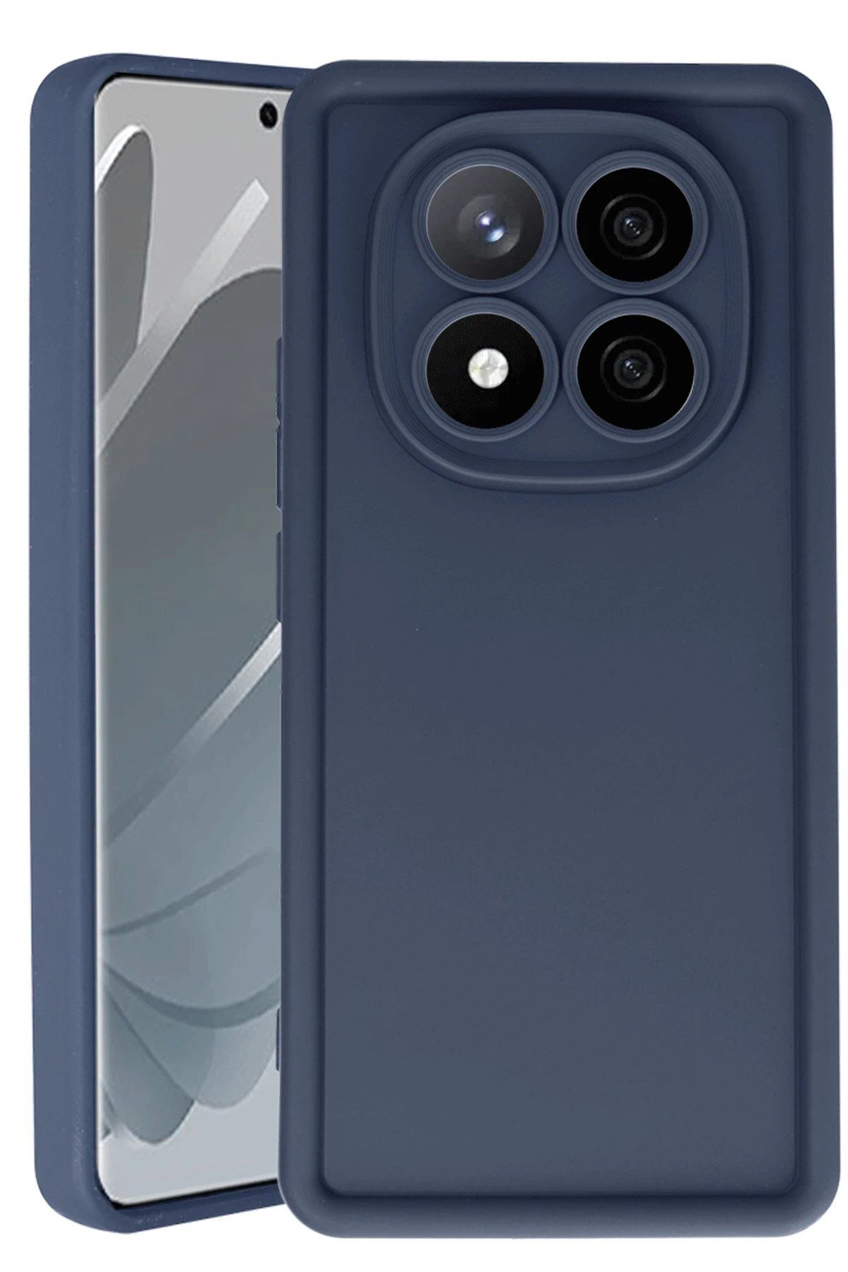 CepteToptan Newface Xiaomi Redmi Note 14 Pro 5G Kılıf Viera Silikon - Lacivert
