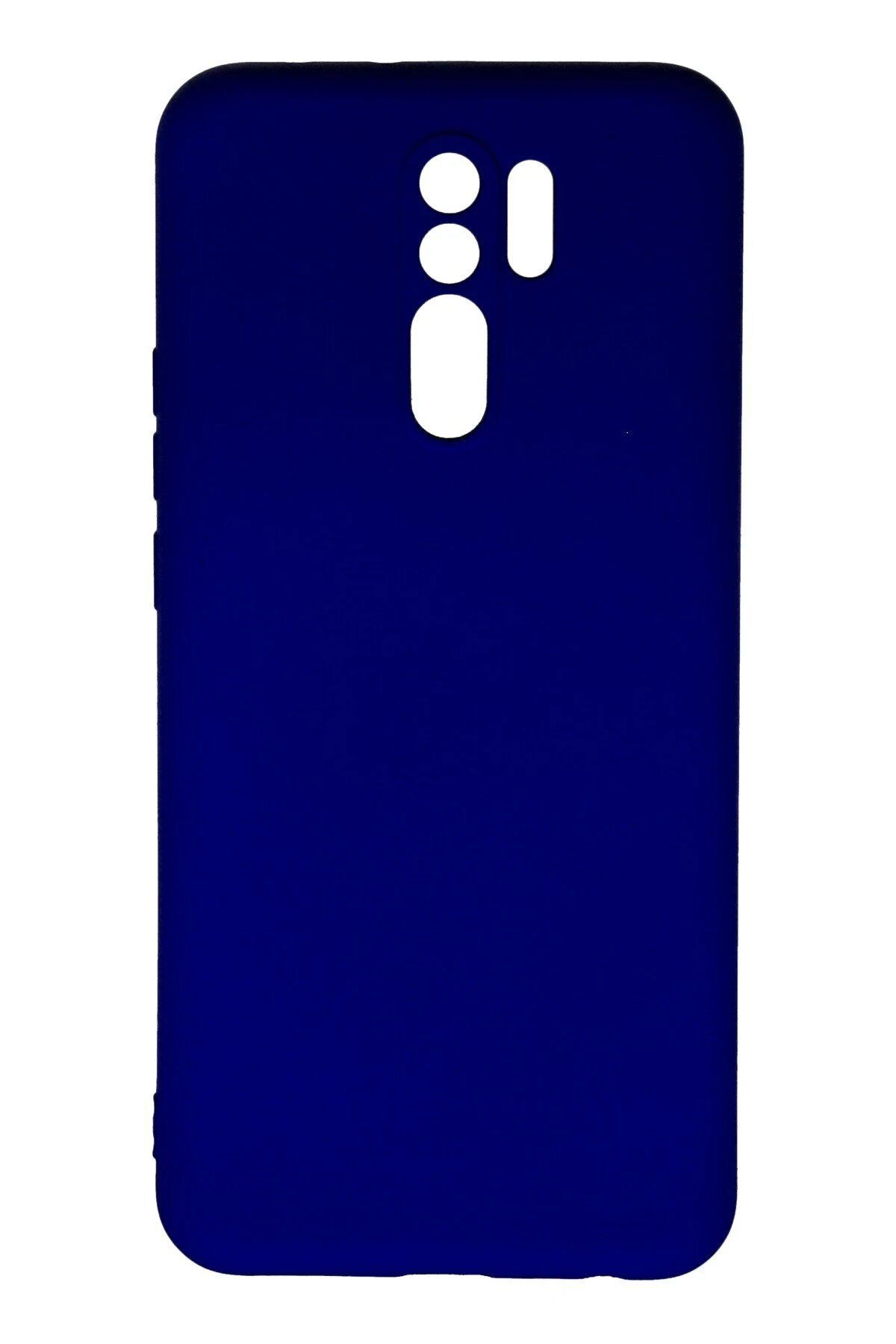 CepteToptan Newface Xiaomi Redmi 9 Kılıf Nano içi Kadife Silikon - Lacivert