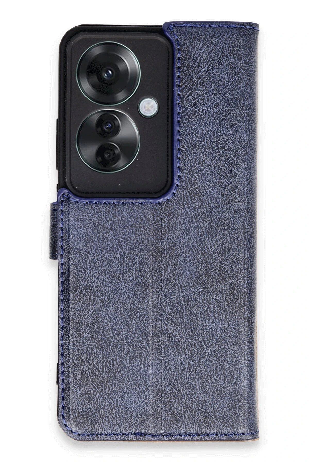 CepteToptan Newface Oppo Reno 11F Kılıf Trend S Plus Kapaklı Kılıf - Lacivert