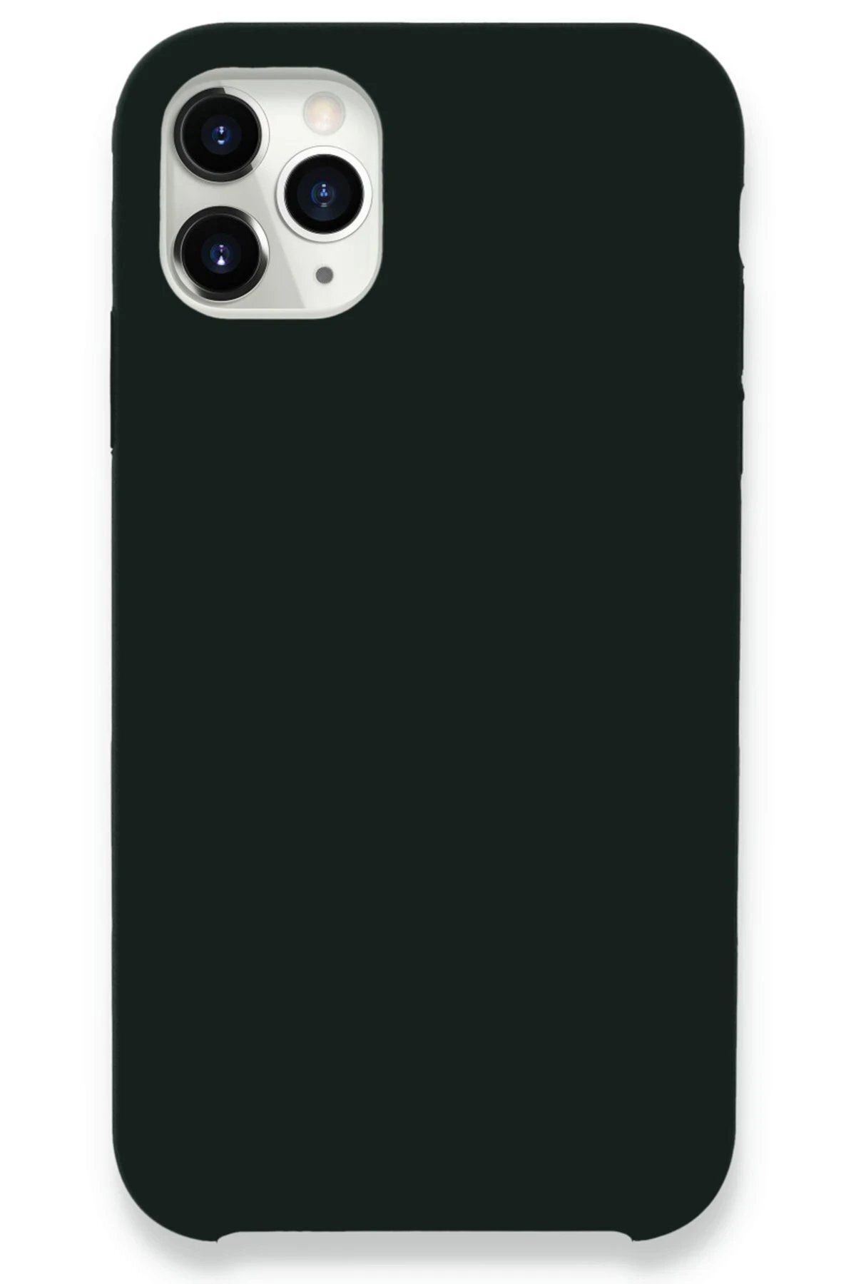 CepteToptan Newface iPhone 11 Pro Kılıf Lansman Legant Silikon - Koyu Yeşil