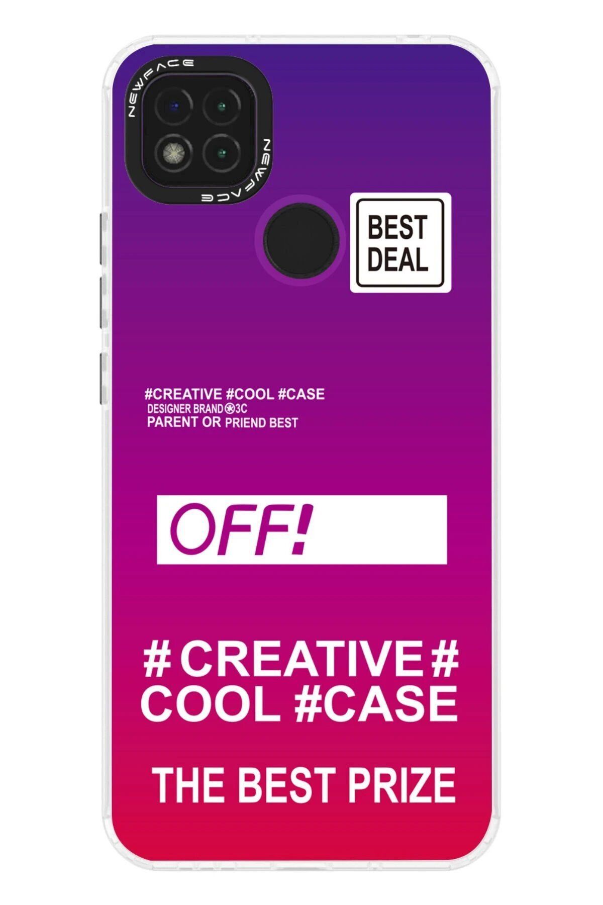 CepteToptan Newface Xiaomi Redmi 9C Kılıf Estoril Desenli Kapak - Estoril - 9
