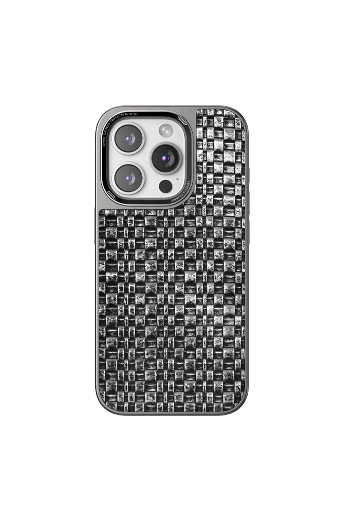 CepteToptan Venco iPhone 15 Pro Brand Kapak - Gümüş