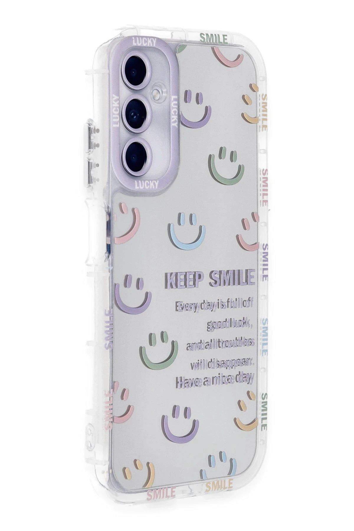 CepteToptan Newface Samsung Galaxy A05S Kılıf Reflexion Desenli Kapak - Desen 2