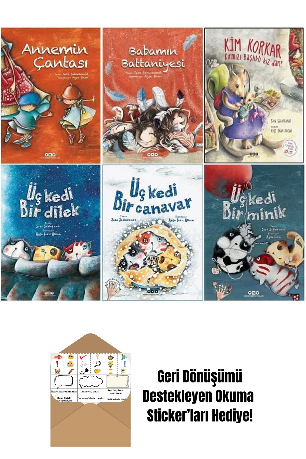 Yapı Kredi Yayınları Sonrası Kalır / 2 Cilt Takım + Okuma Sticker'ları