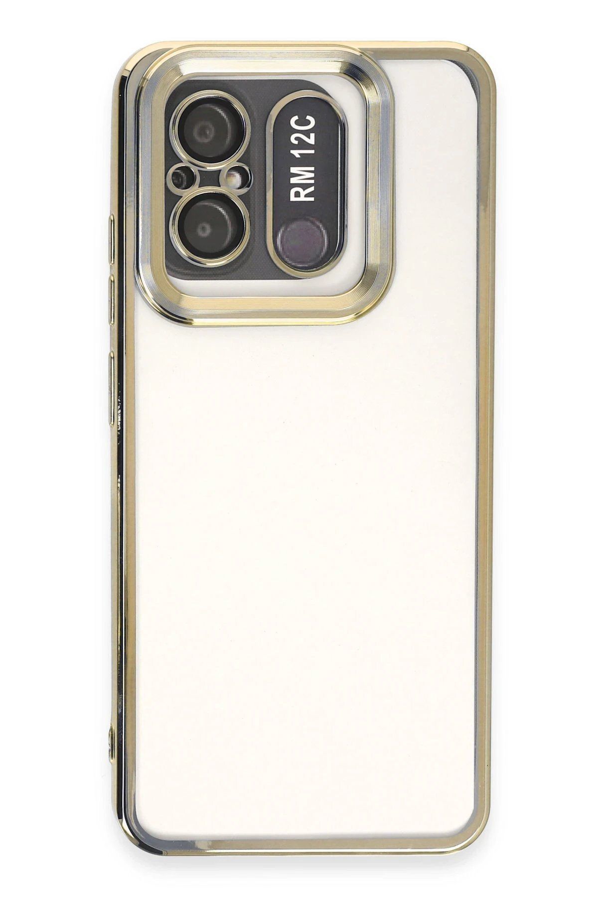 CepteToptan Newface Xiaomi Redmi 12C Kılıf Slot Silikon - Gold