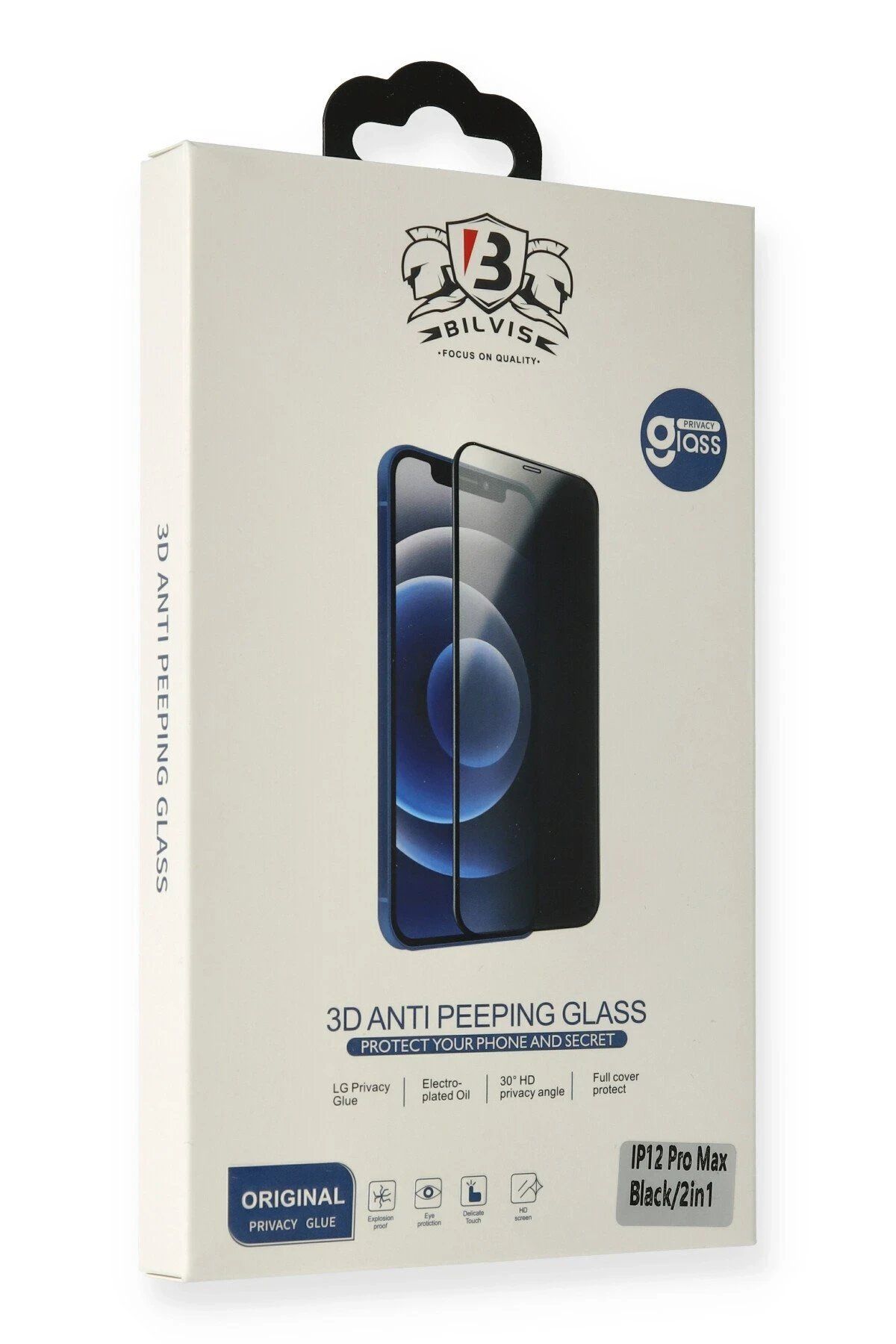 CepteToptan Newface iPhone 15 Pro Bilvis Hayalet Cam Ekran Koruyucu