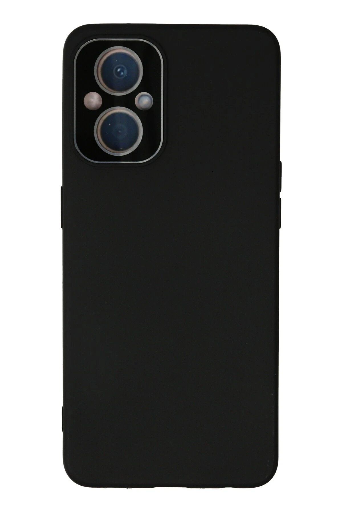CepteToptan Newface Oppo Reno 7 Lite Kılıf Lansman Glass Kapak - Siyah