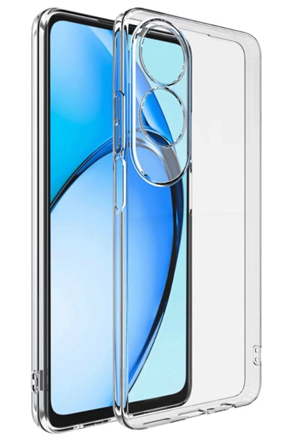 CepteToptan Newface Oppo A60 Kılıf Lüx Şeffaf Silikon
