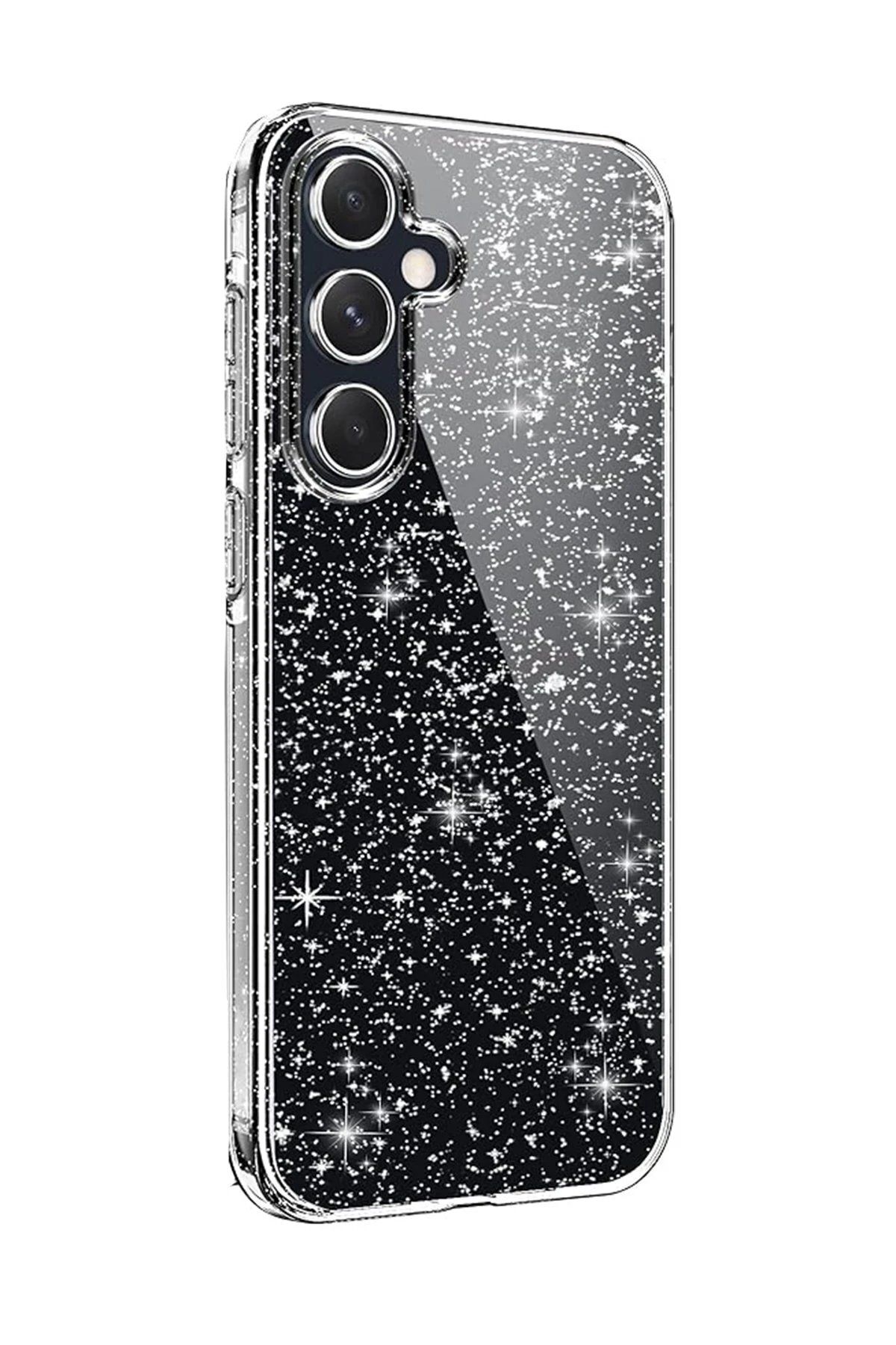CepteToptan Newface Samsung Galaxy A15 4G Kılıf Glow Kapak - Şeffaf
