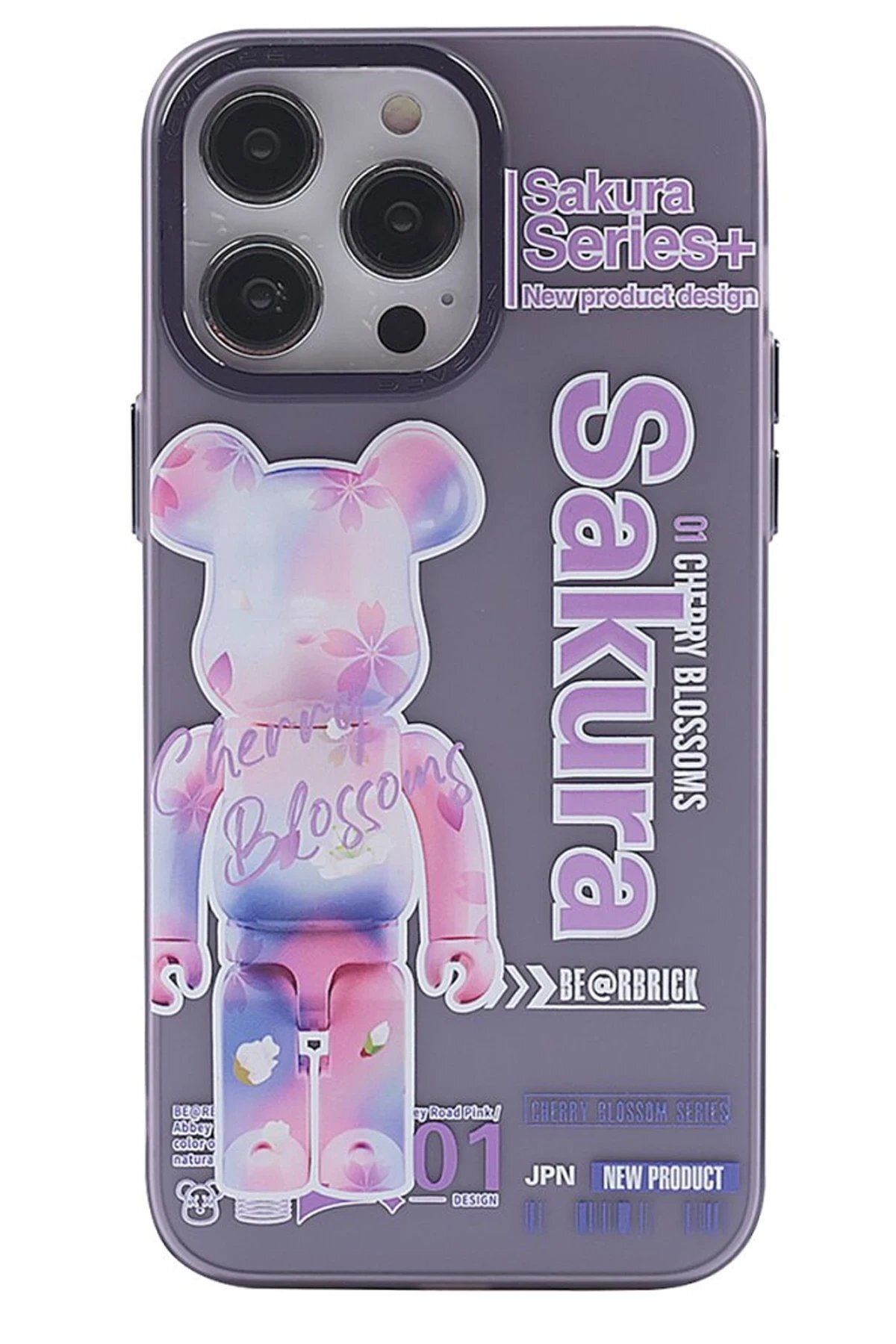 Balesso Newface Iphone 14 Pro Max Kılıf Prada Desenli Kapak - Prada Mor - 1