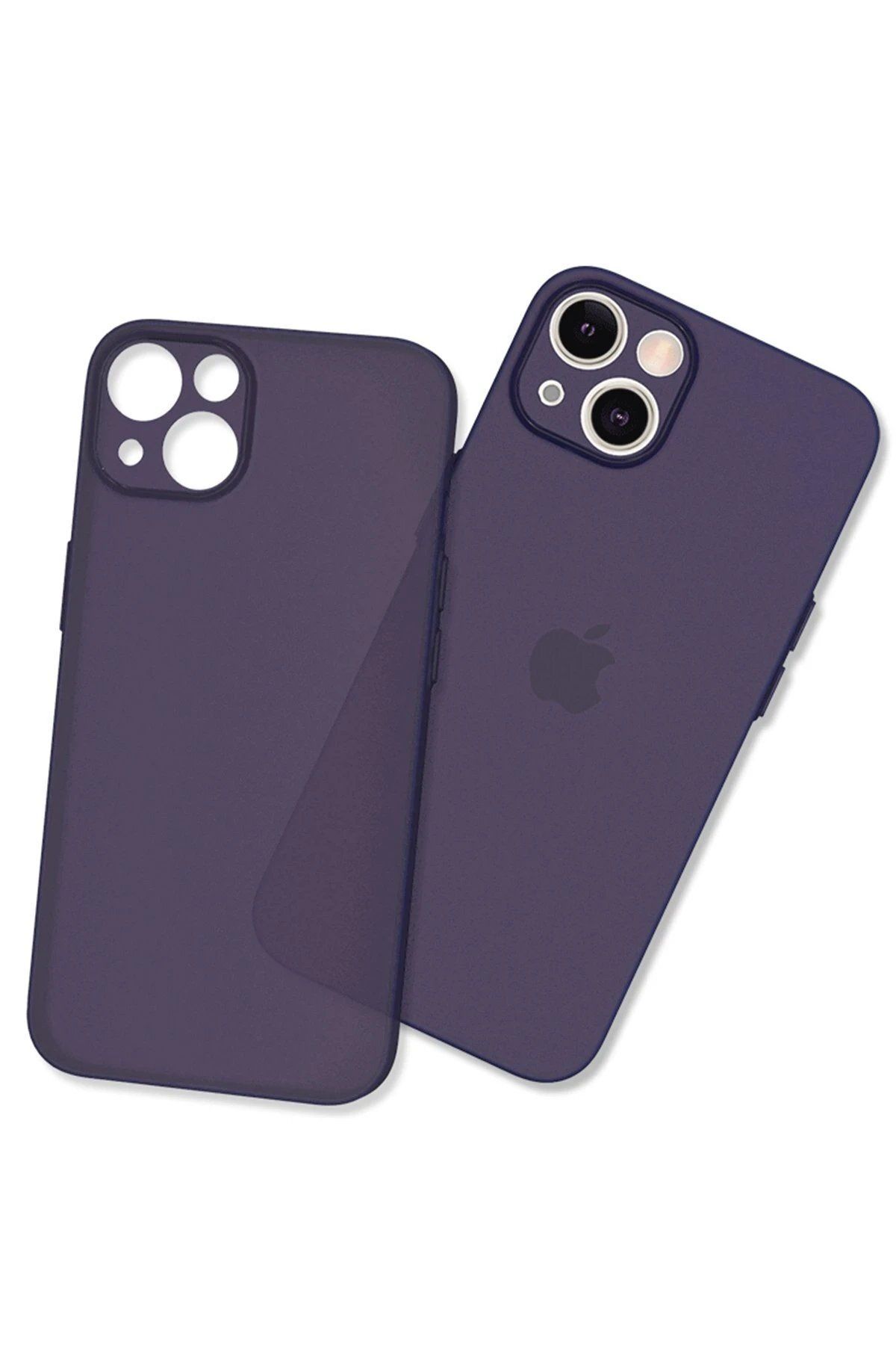 CepteToptan Newface iPhone 13 Mini Kılıf Puma Silikon - Koyu Mor