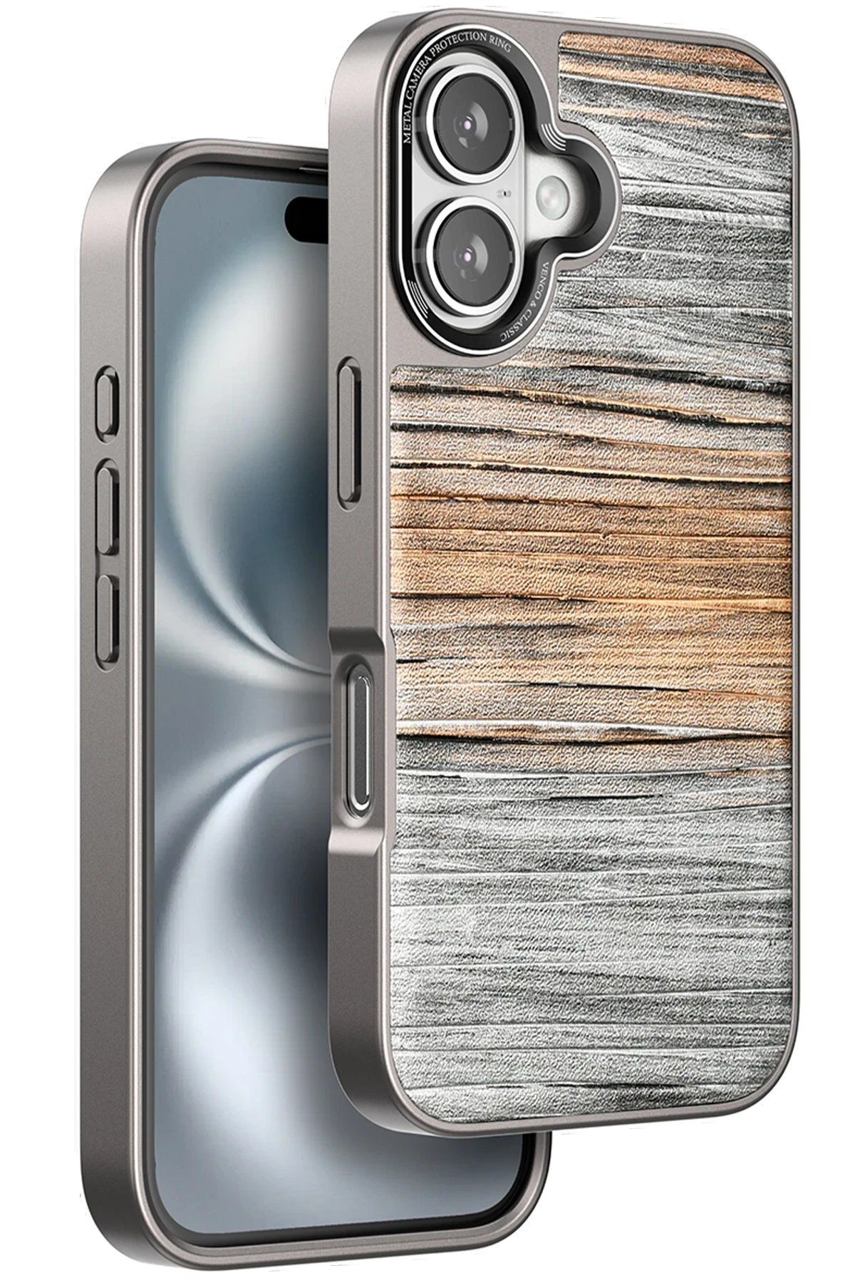 venco iPhone 16 Wave Kapak - Sarı