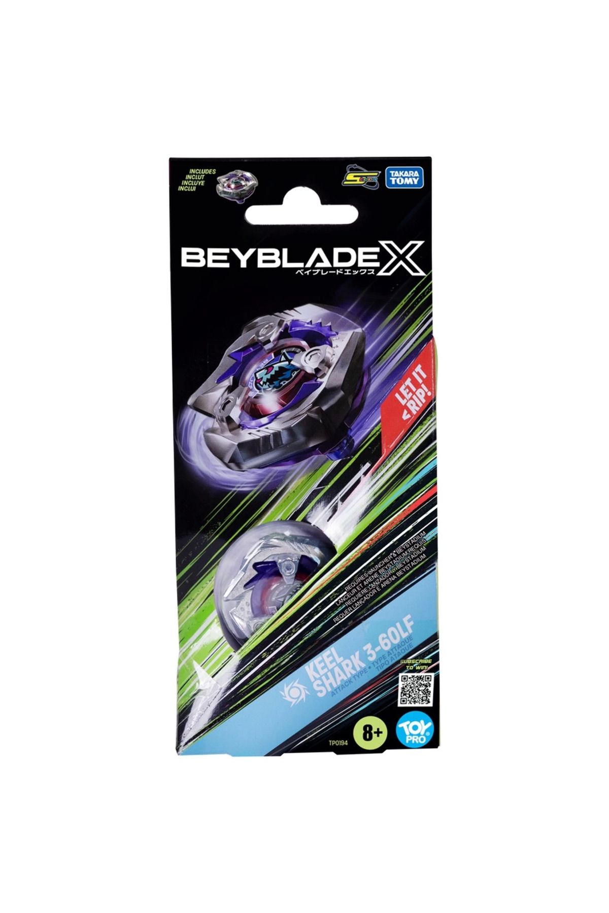 TOYFEST Beyblade Top Keel Shark 3-60LF