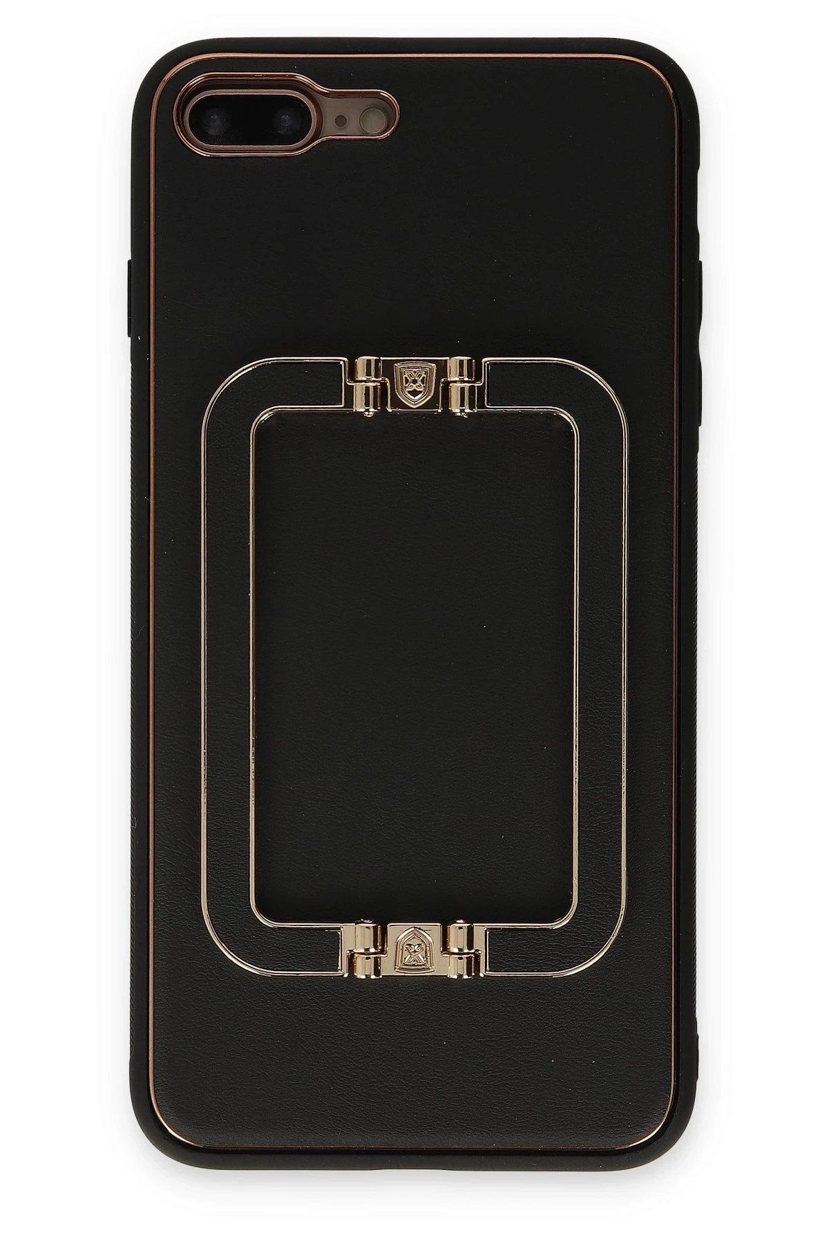 CepteToptan Newface iPhone 7 Plus Kılıf Coco Elit Kapak - Siyah