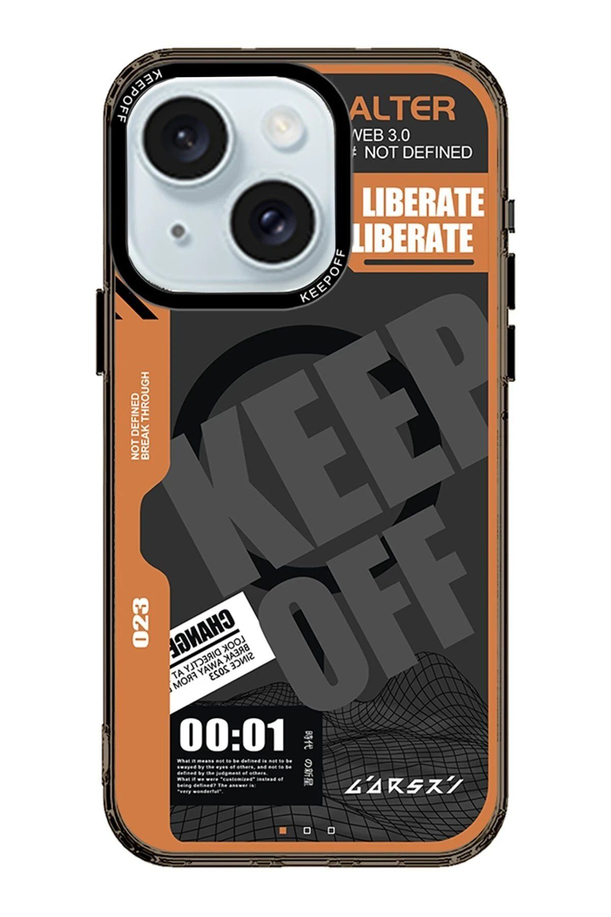 CepteToptan Keep Off iPhone 15 Imagination Of Time Magsafe Kapak - Escape From