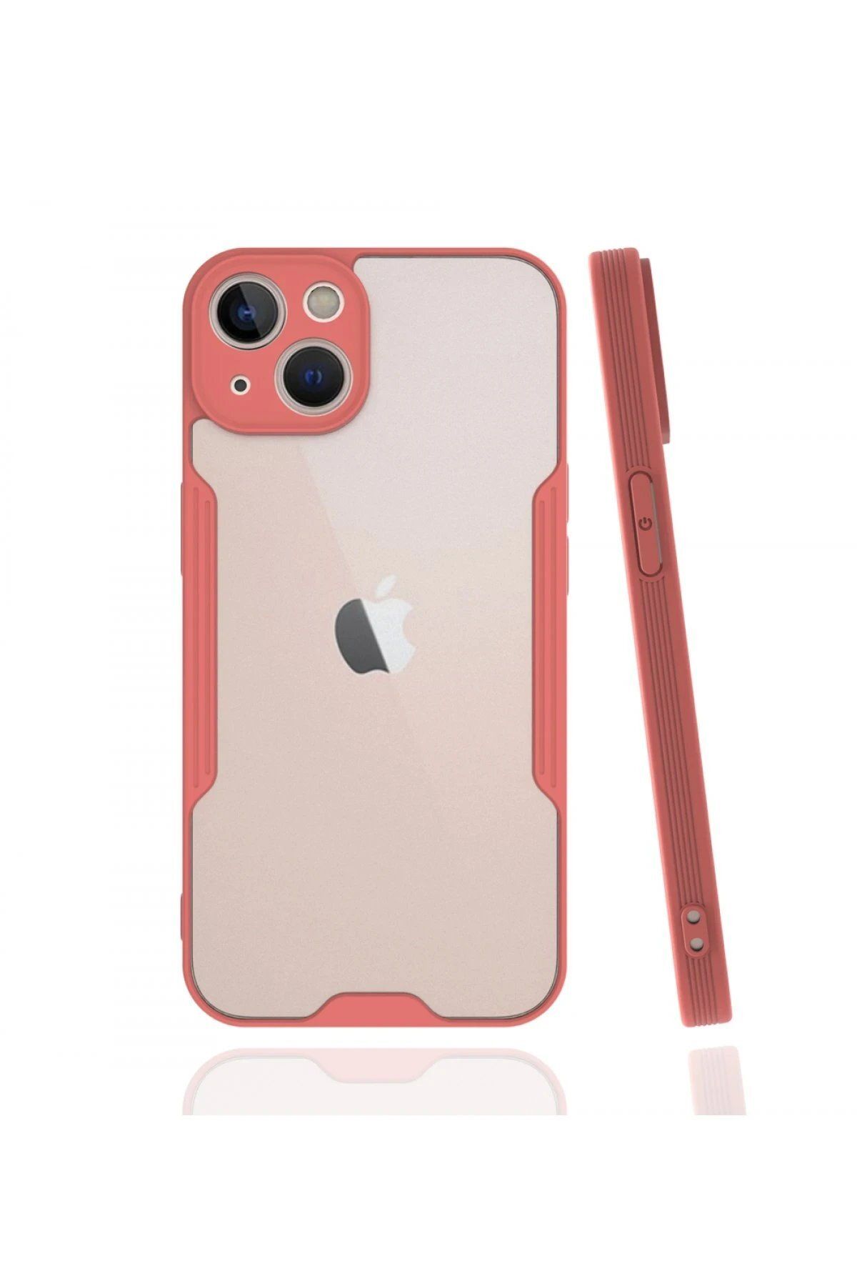 Toptan Bulurum Newface iPhone 13 Kılıf Platin Silikon - Pembe