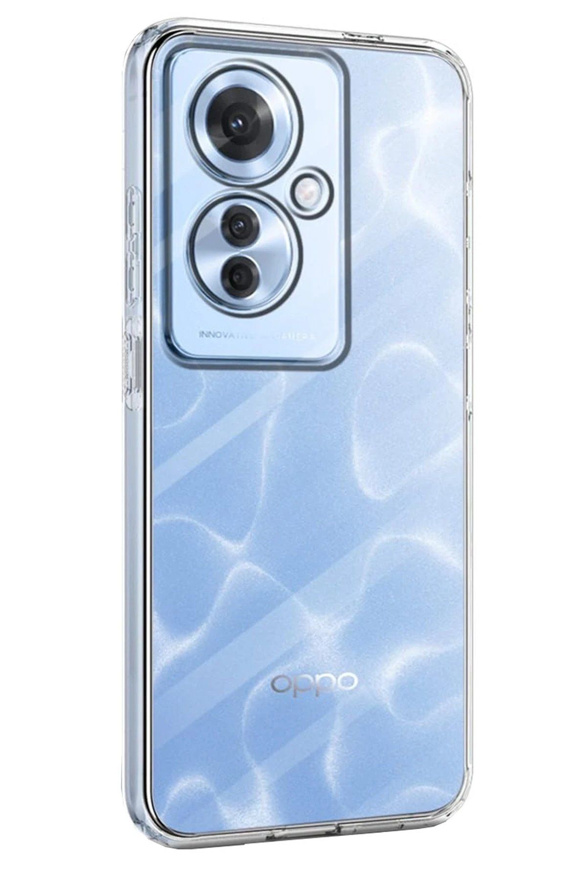 CepteToptan Newface Oppo Reno 11F Kılıf Lüx Şeffaf Silikon