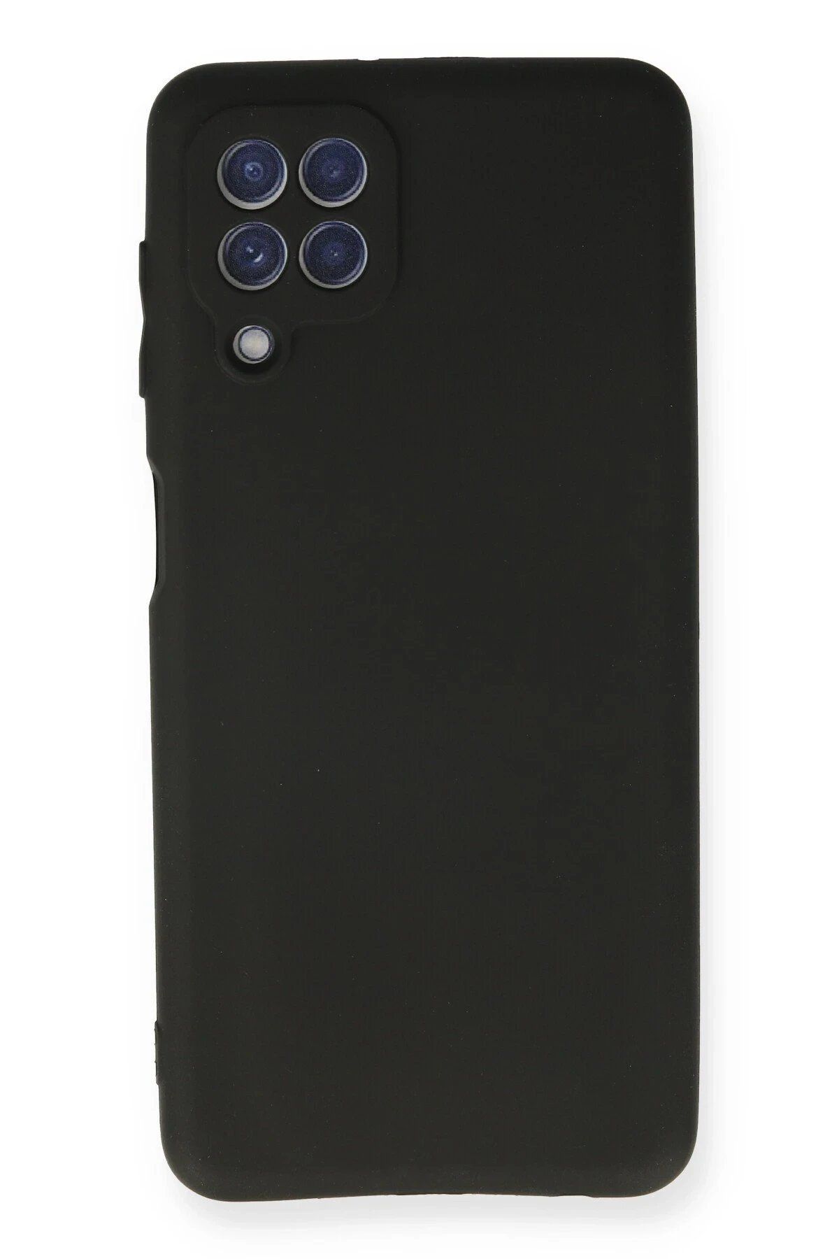 CepteToptan Newface Samsung Galaxy A22 Kılıf First Silikon - Siyah