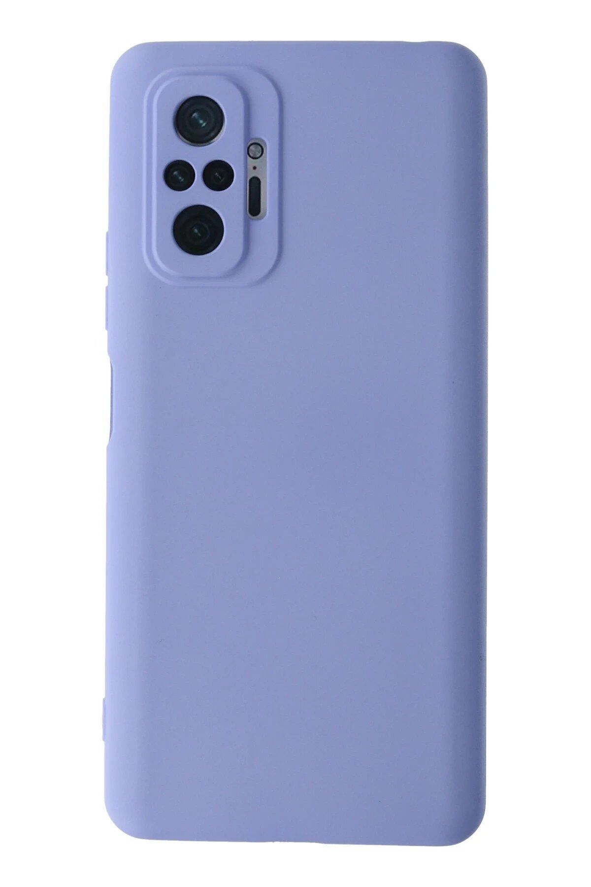 Toptan Bulurum Newface Xiaomi Redmi Note 10 Pro Kılıf Nano içi Kadife Silikon - Lila