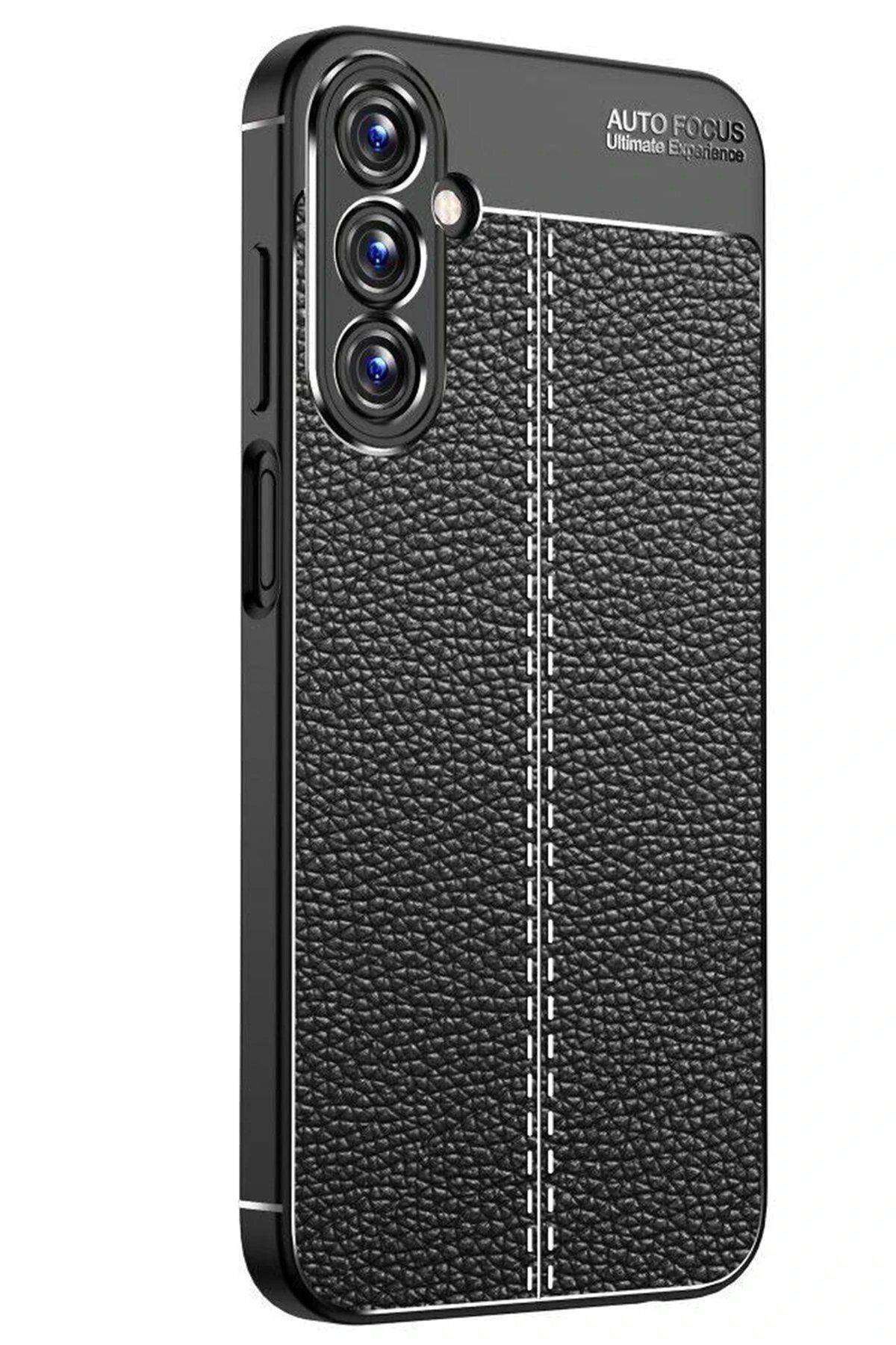 CepteToptan Newface Samsung Galaxy A15 4G Kılıf Auto Focus Kapak - Siyah