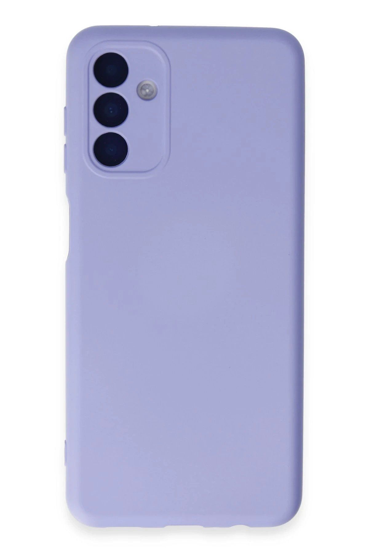 CepteToptan Newface Samsung Galaxy A24 4G Kılıf Nano içi Kadife Silikon - Lila