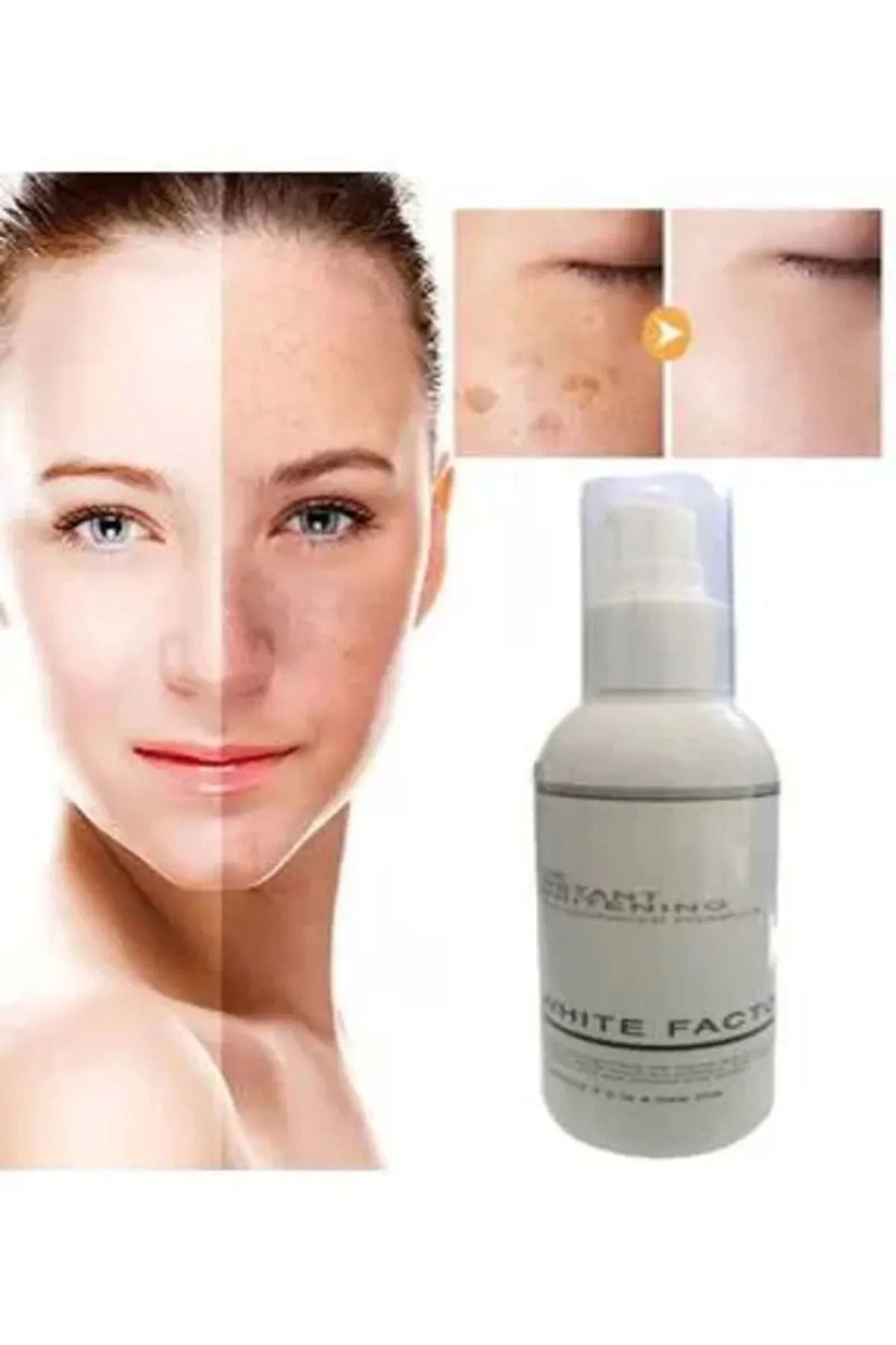 hayalimsah Kişisel ECZA White Factor For Instant Whitening Cilt Beyazlatıcı Masaj Bakım Kremi 120 ml X 3 ADET