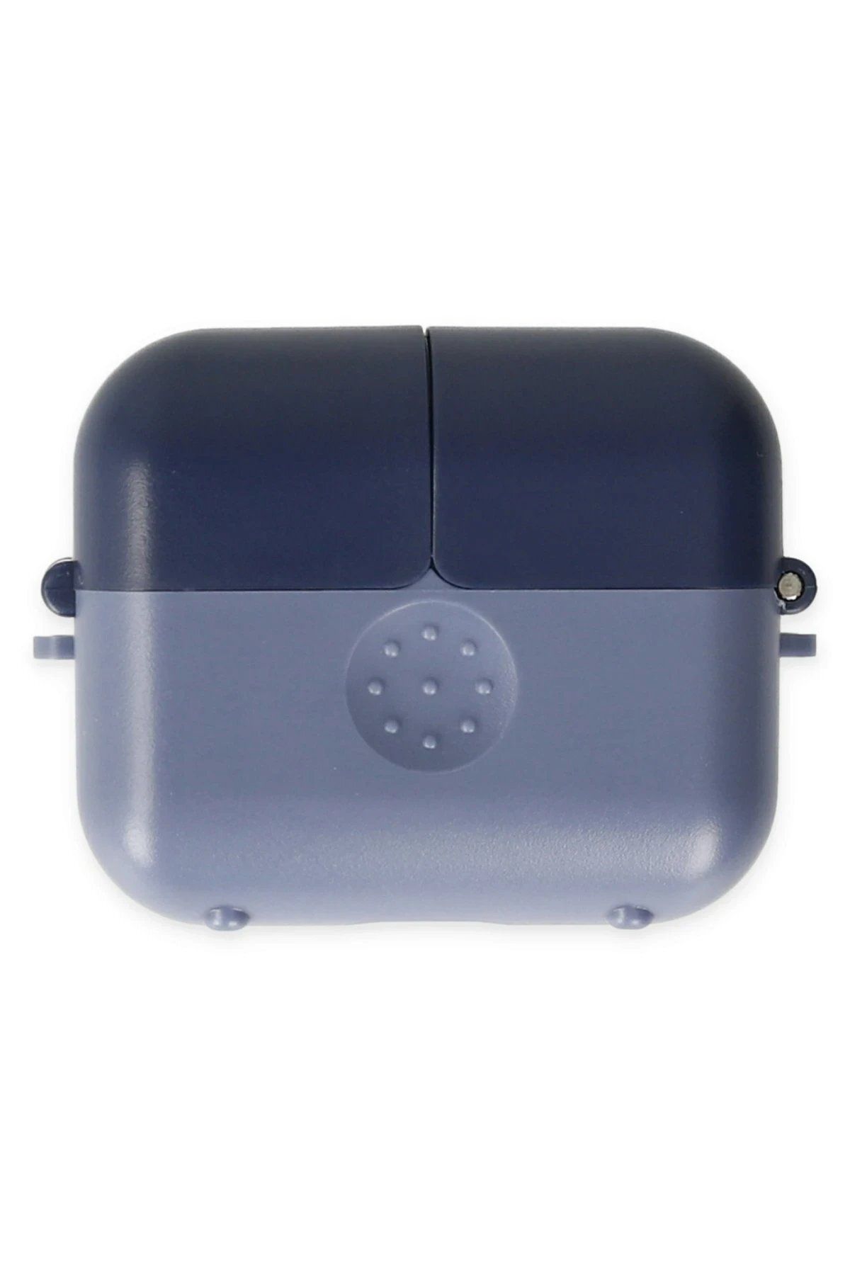 CepteToptan Newface Airpods 3 (3.nesil) Basmalı Kılıf - Mavi-Lacivert