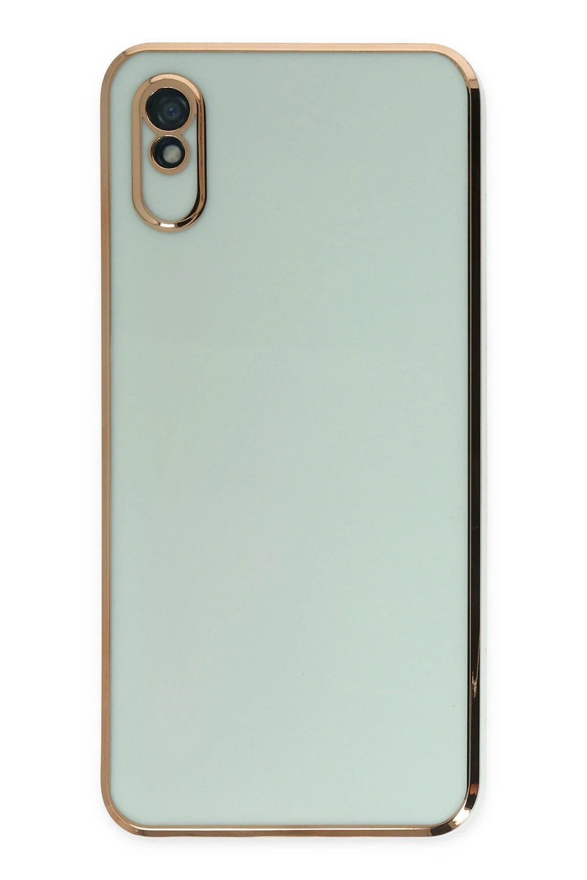 CepteToptan Newface Xiaomi Redmi 9A Kılıf Volet Silikon - Açık Yeşil