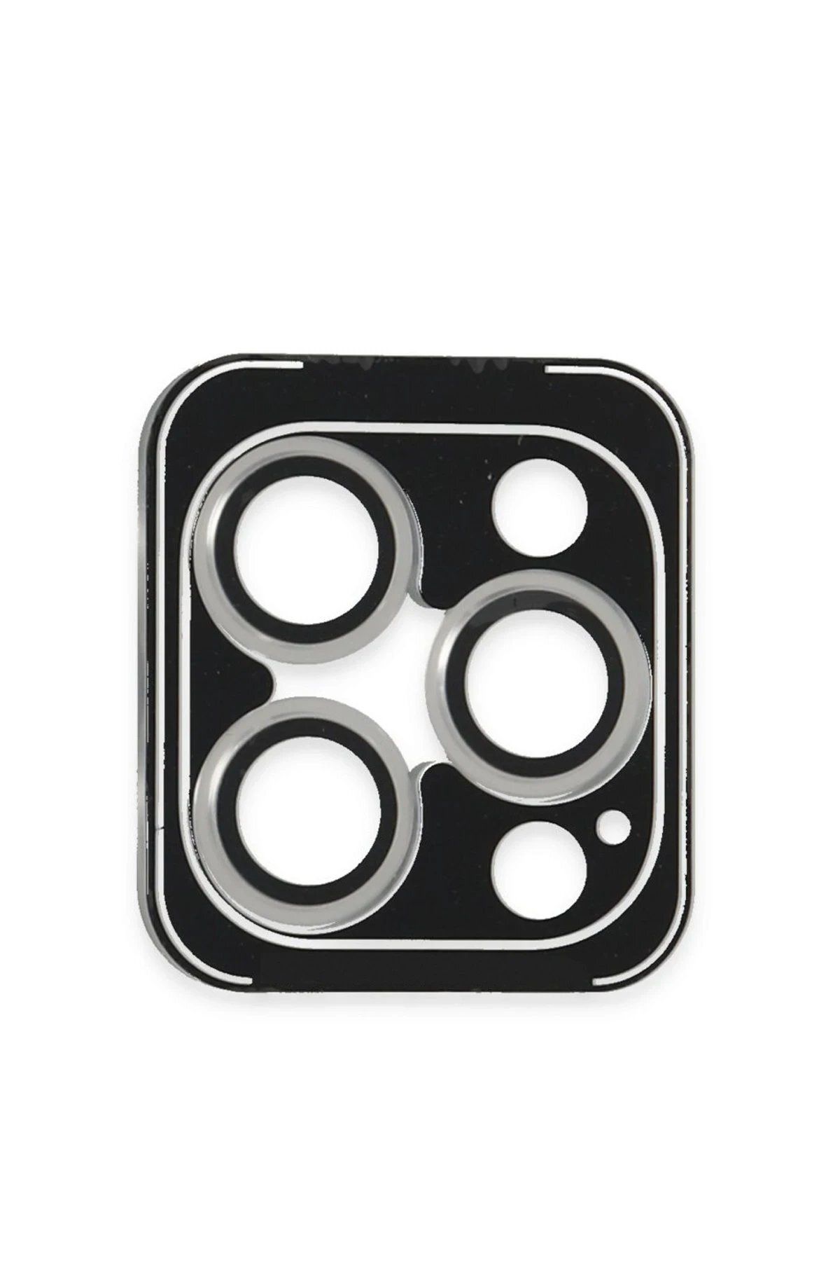 CepteToptan Joko iPhone 16 Pro Max PVD Metal Kamera Lens - Gümüş