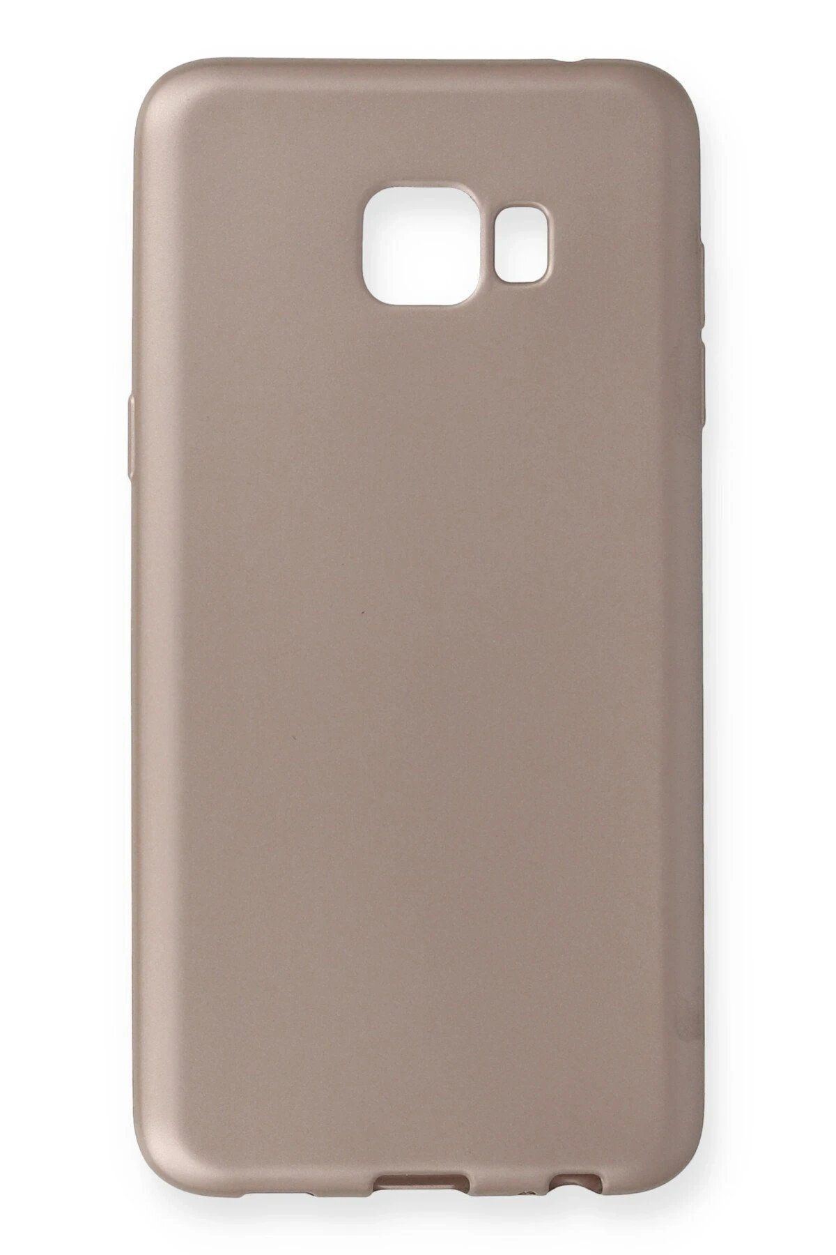 CepteToptan Newface Samsung Galaxy C5 Pro Kılıf First Silikon - Rose Gold