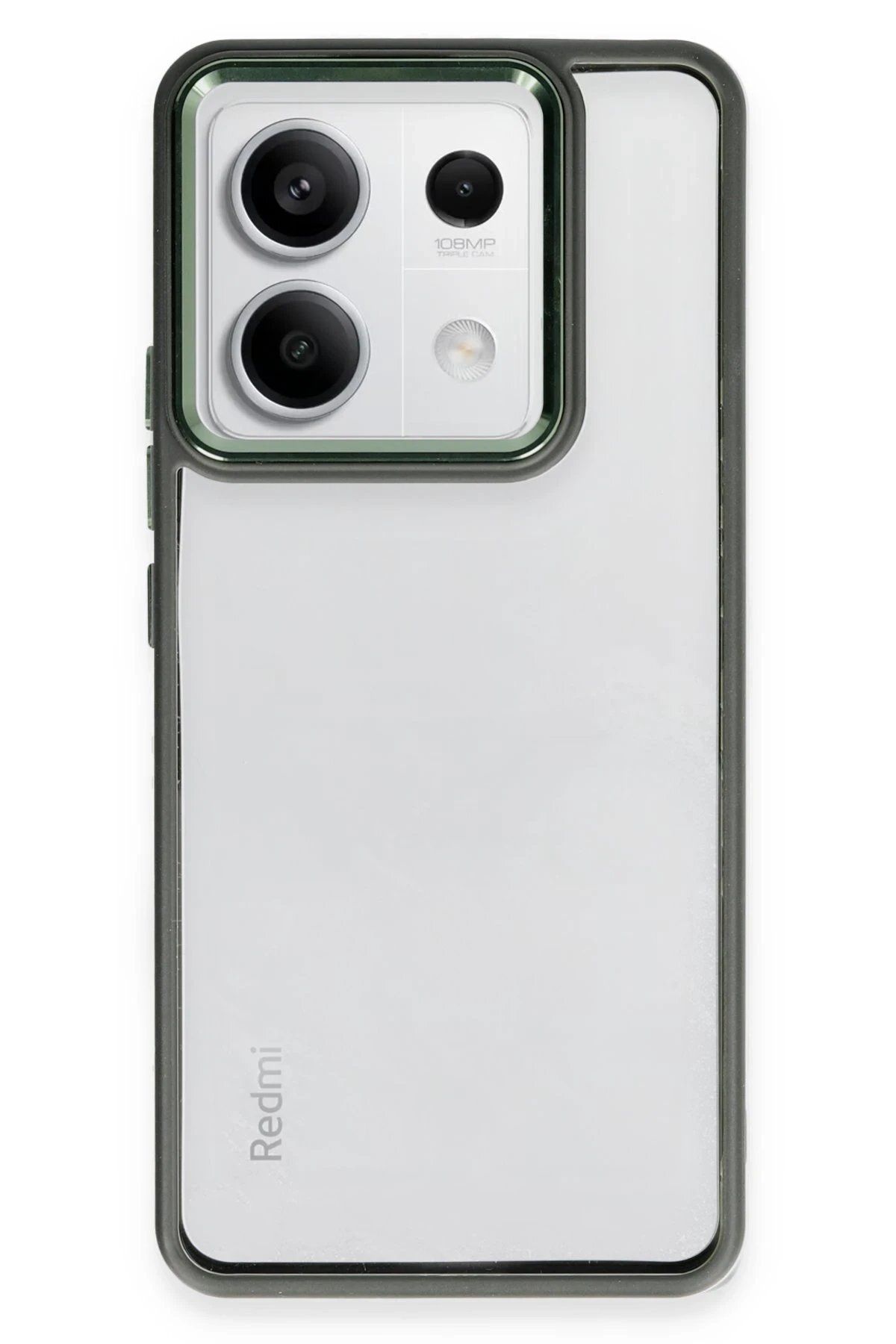 CepteToptan Newface Xiaomi Redmi Note 13 Pro 4G Kılıf Power Silikon - Koyu Yeşil