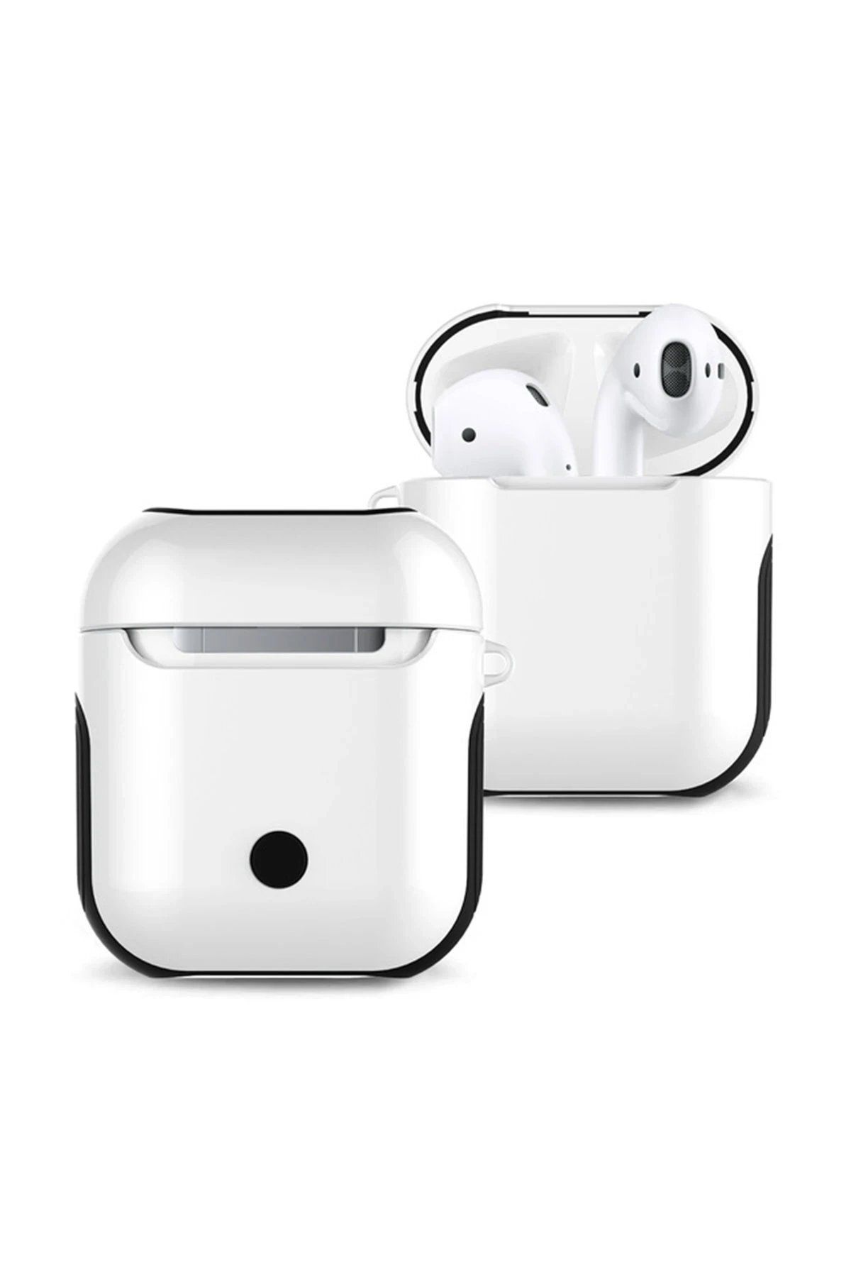 CepteToptan Newface Airpods 2 (2.nesil) 3in1 Kılıf - Beyaz